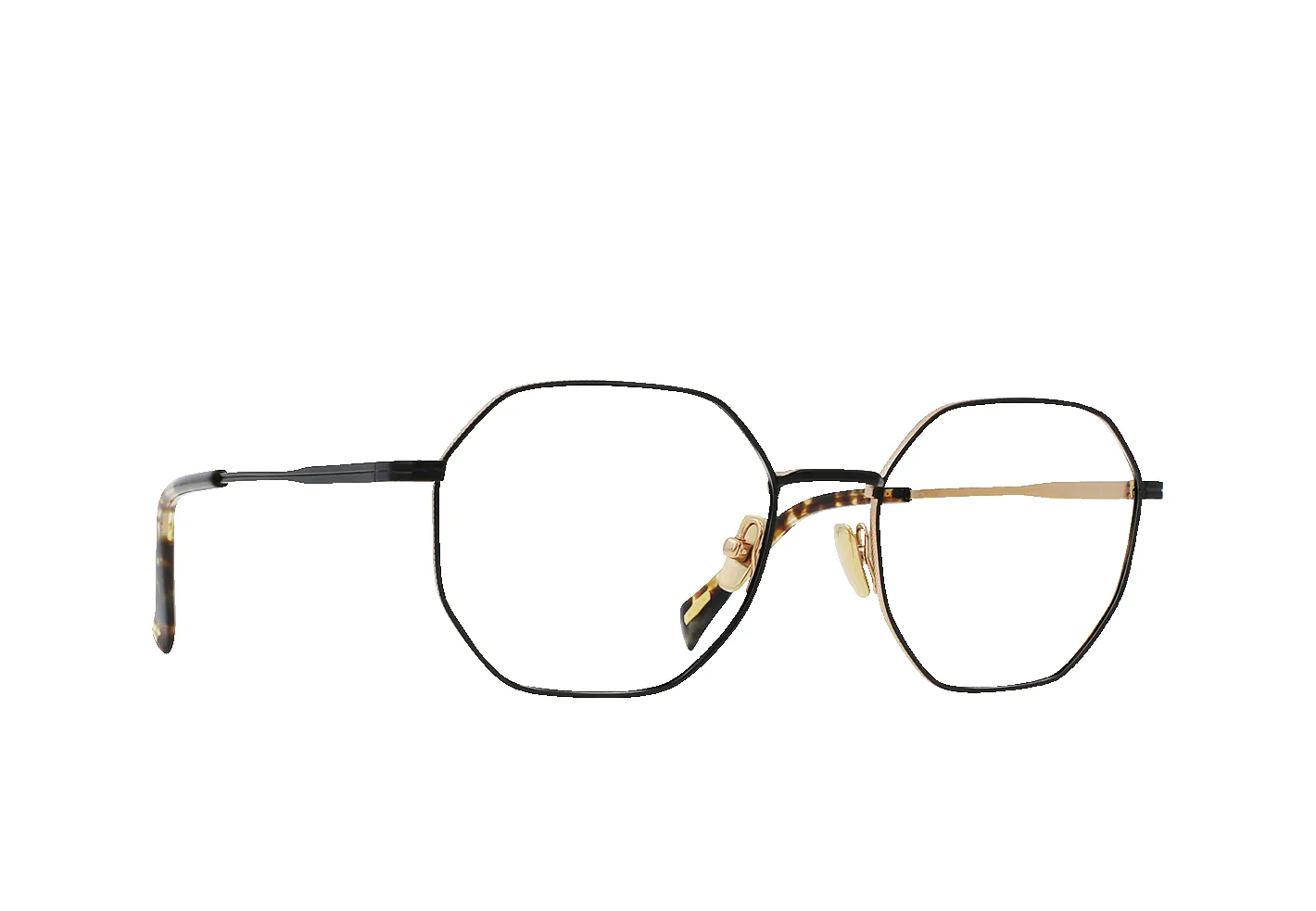 MAYLIN-Black Gold + Brindle Tortoise / Clear-52 sold by RAEN product image thumbnail 2