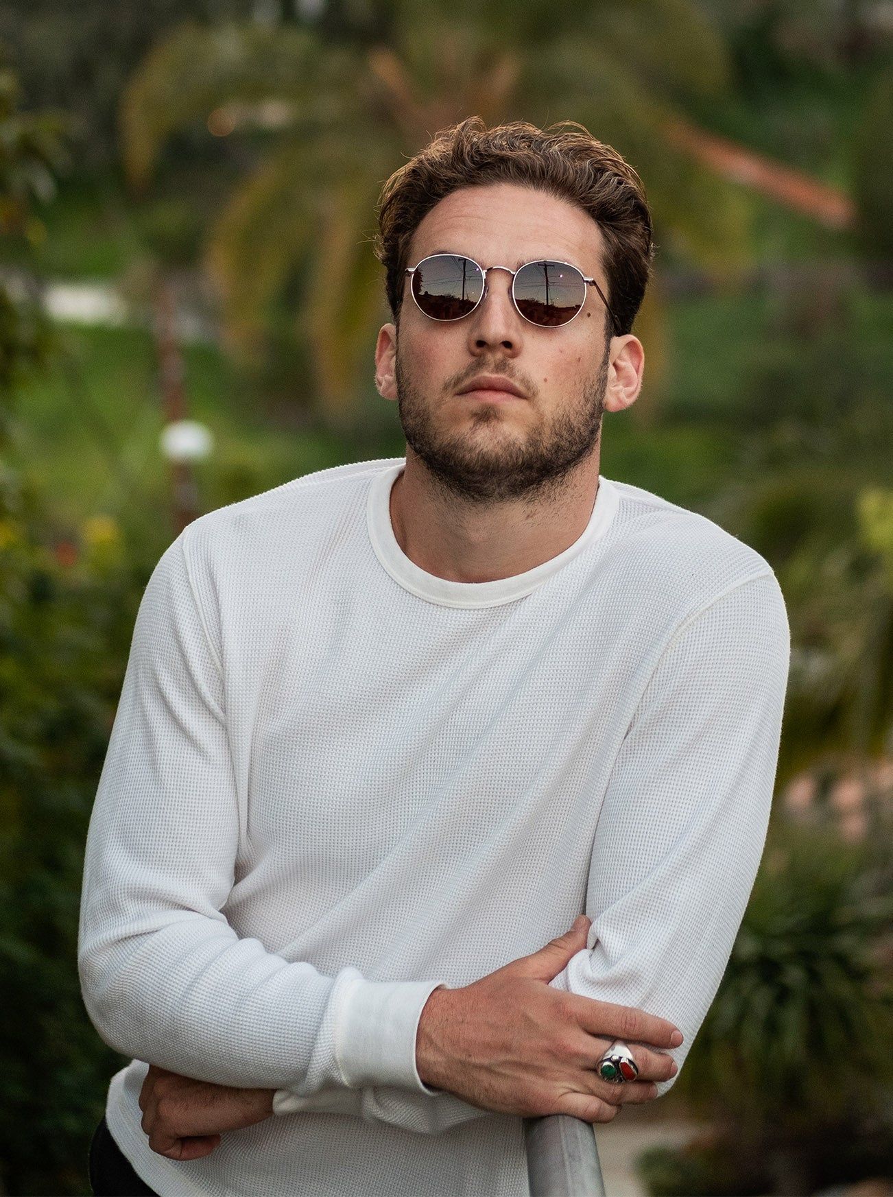 BENSON-Shiny Light Gold + Haze / Green Polarized-51 sold by RAEN product image thumbnail 7