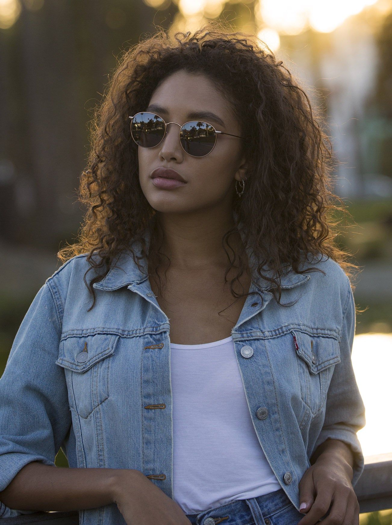 BENSON-Shiny Light Gold + Haze / Green Polarized-51 sold by RAEN product image thumbnail 8