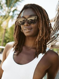 KEERA-Recycled Black / Smoke Polarized-54 sold by RAEN