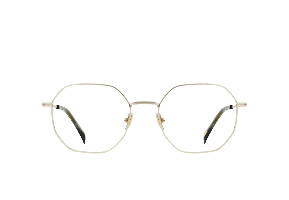 MAYLIN-Brushed Light Gold + Khaki / Clear-52 sold by RAEN