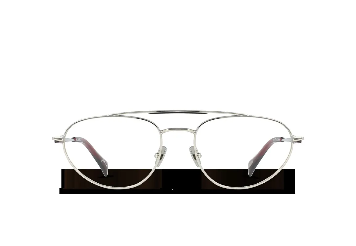 POMELO-Gunmetal + Oxblood / Clear-54 sold by RAEN