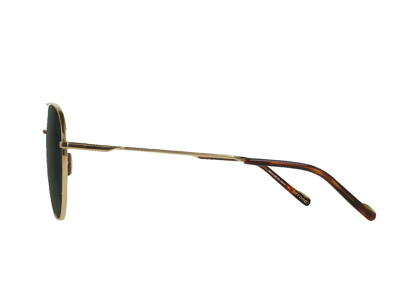 Serona-Satin Light Gold / Green Polarized-61 sold by RAEN product image thumbnail 4