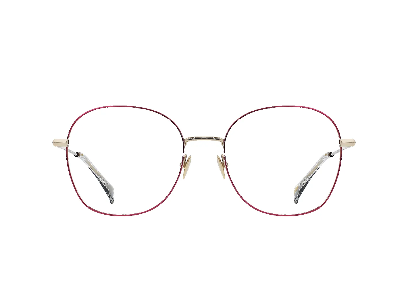 FINNY-Satin Pink Light Gold + Fog / Clear-55 sold by RAEN