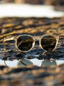 REMMY-Slate / Vibrant Brown Polarized-49 sold by RAEN