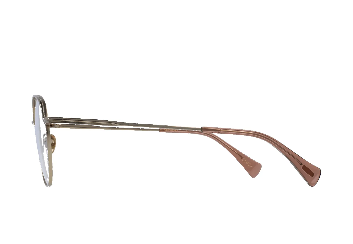 LIDDY-Split Light Gold + Suede / Clear-53 sold by RAEN product image thumbnail 3