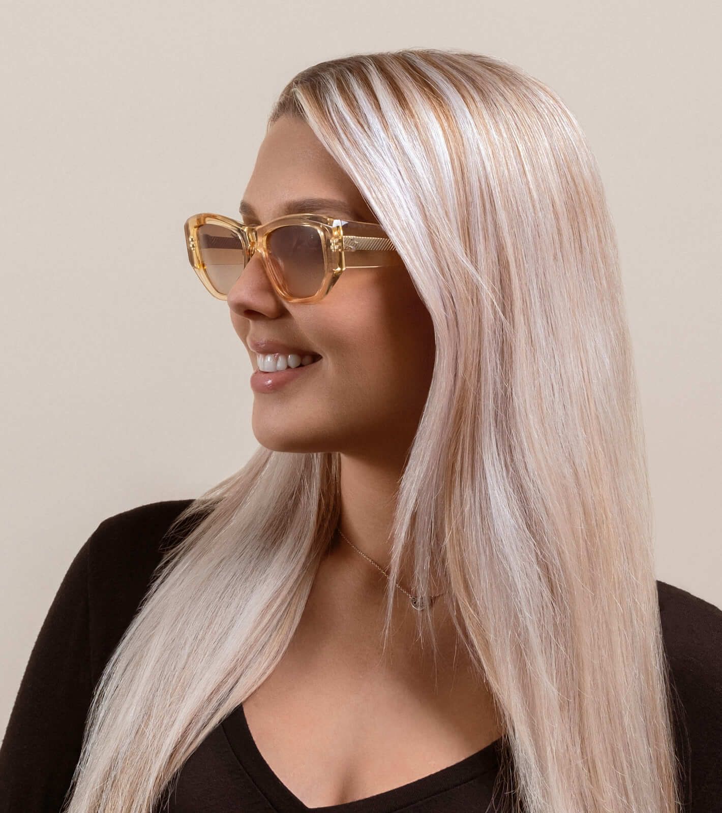 YNEZ-Champagne Crystal / Mink Gradient Mirror-54 - FINAL SALE sold by RAEN product image thumbnail 9