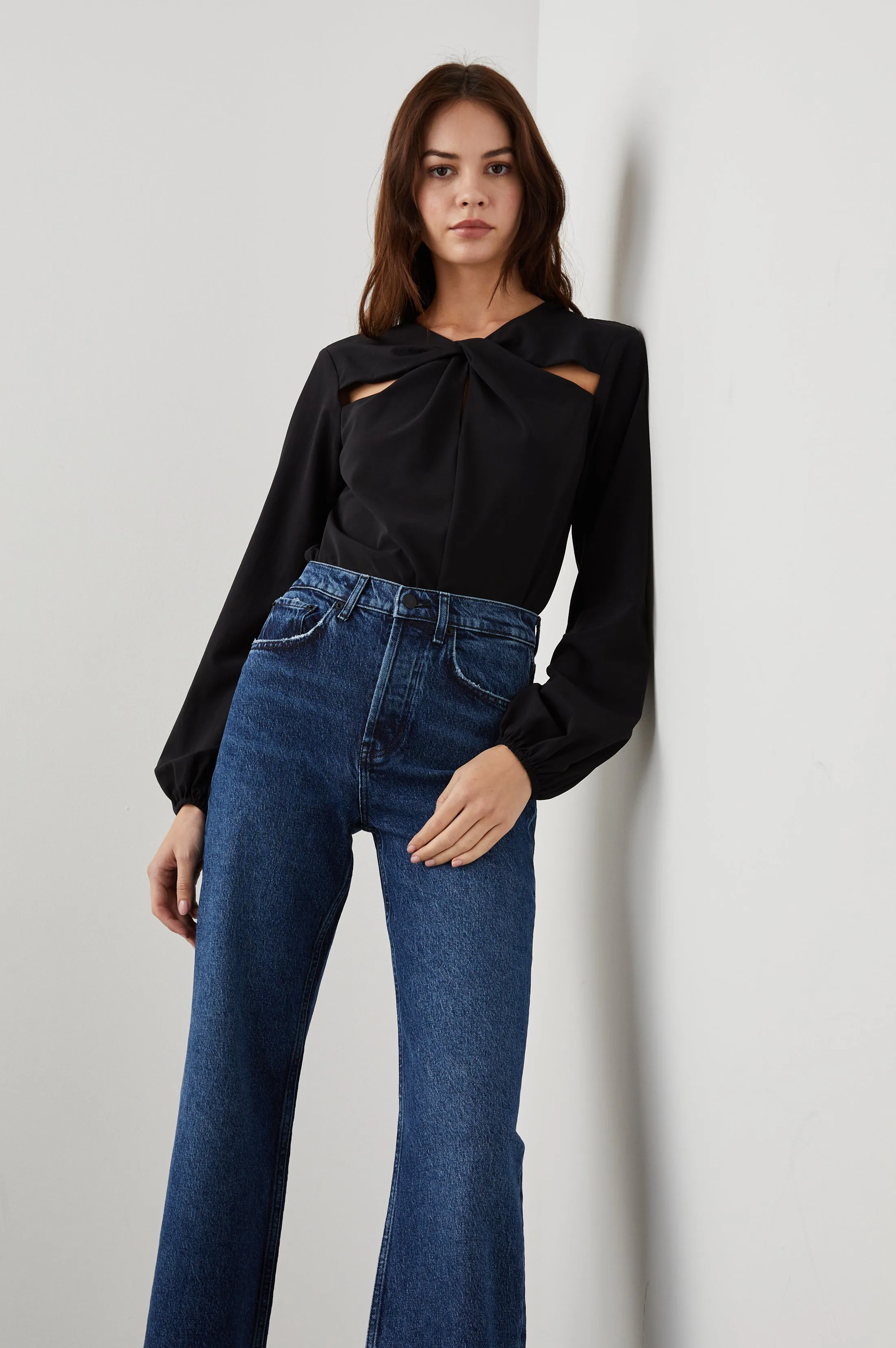 ELI TOP - BLACK sold by Rails product image thumbnail 3