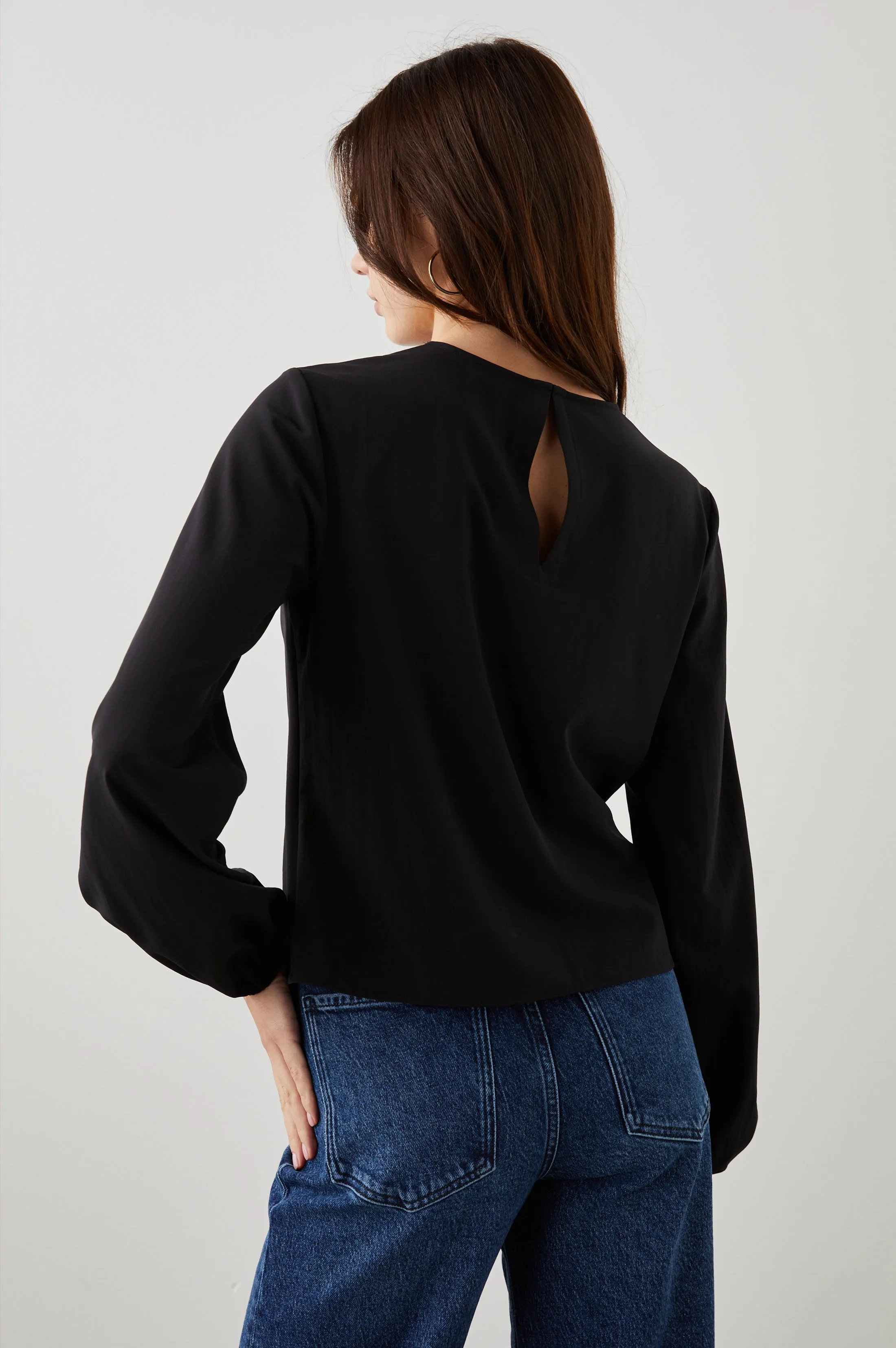 ELI TOP - BLACK sold by Rails product image thumbnail 5