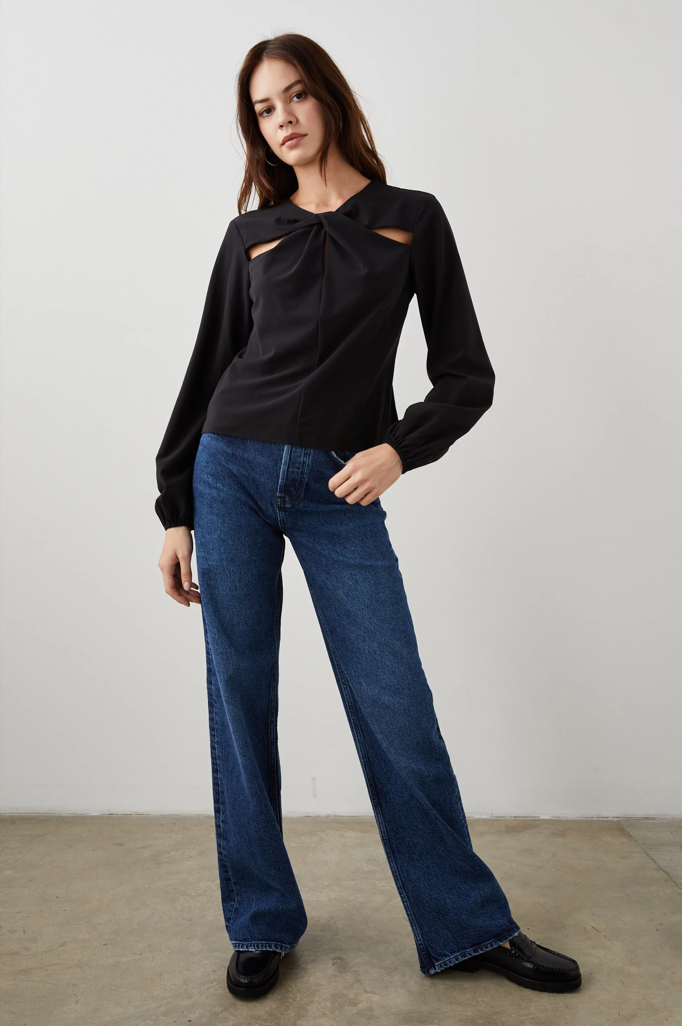 ELI TOP - BLACK sold by Rails product image thumbnail 4