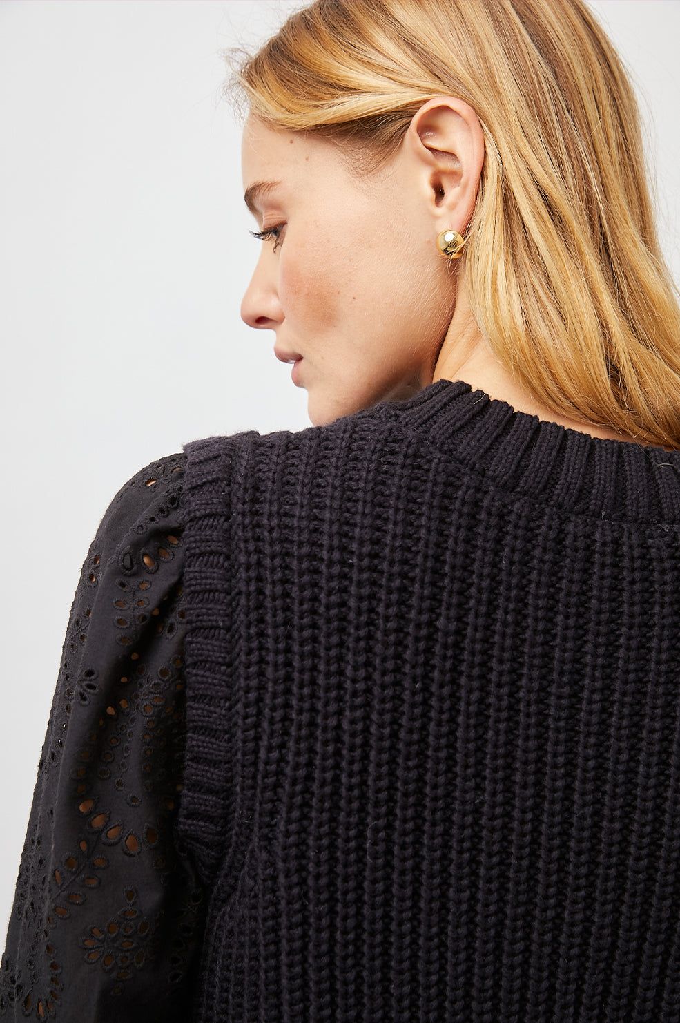 DHALIA SWEATER - BLACK sold by Rails product image thumbnail 2