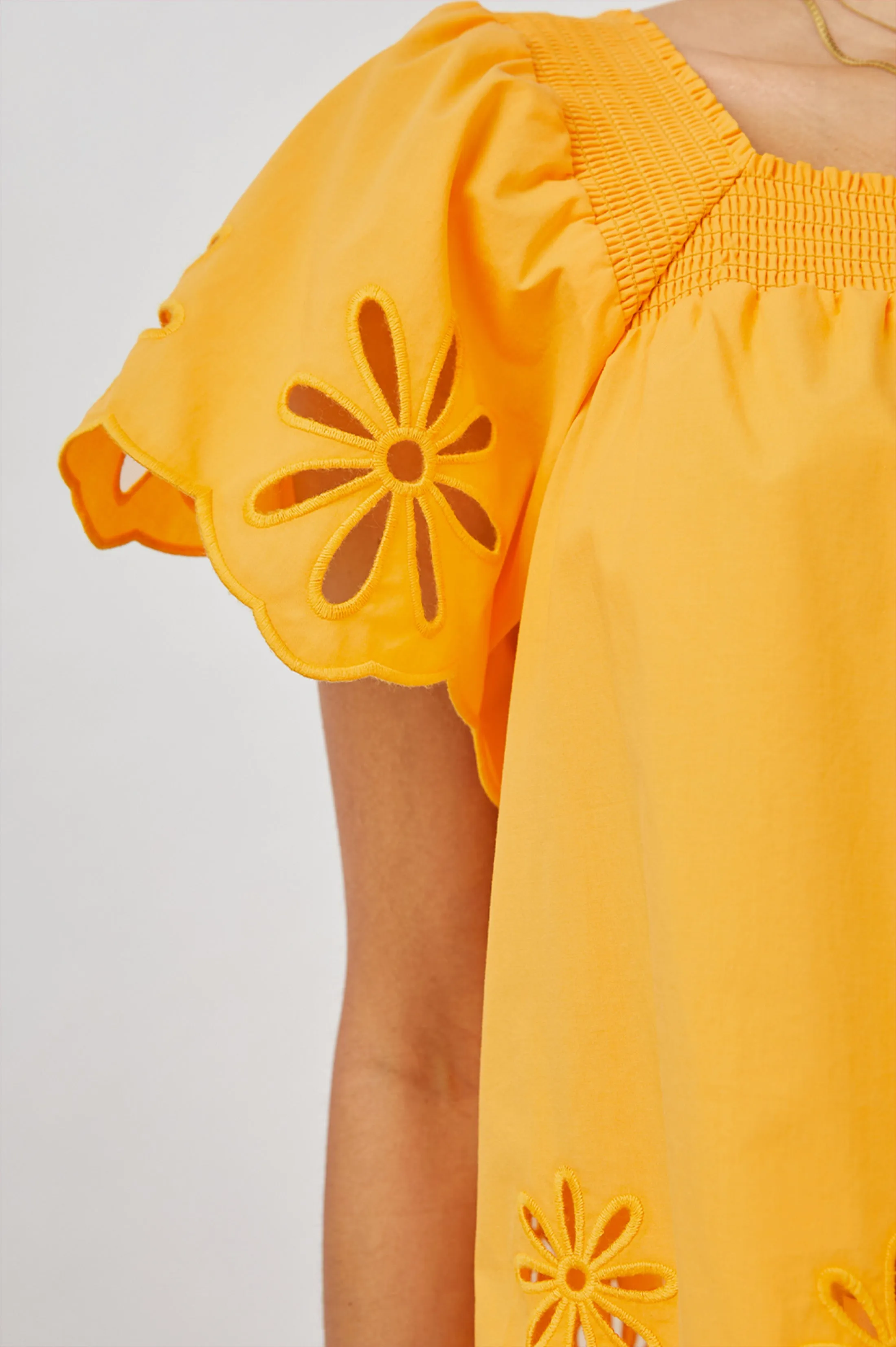 SONORA TOP - MARIGOLD EYELET sold by Rails product image thumbnail 2