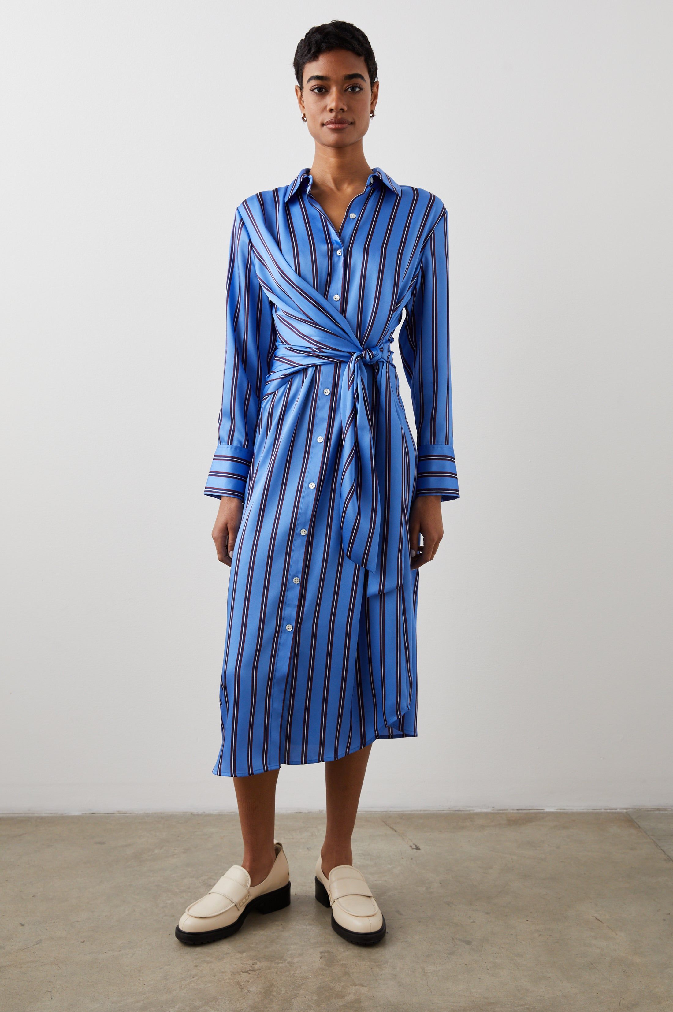 LACEY DRESS - PRIMROSE STRIPE sold by Rails