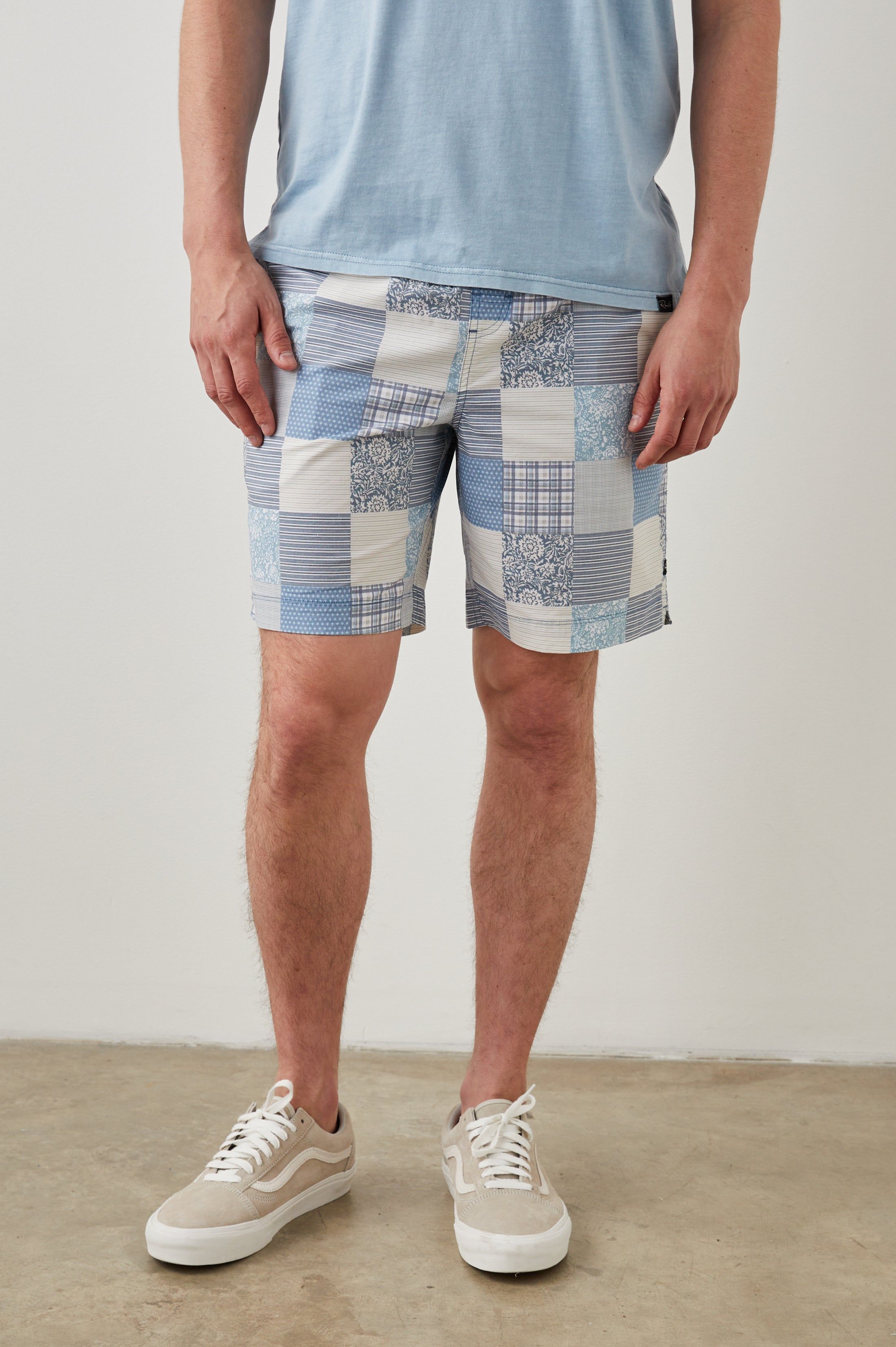 KIAN SWIM SHORT - SPRING PATCHWORK sold by Rails