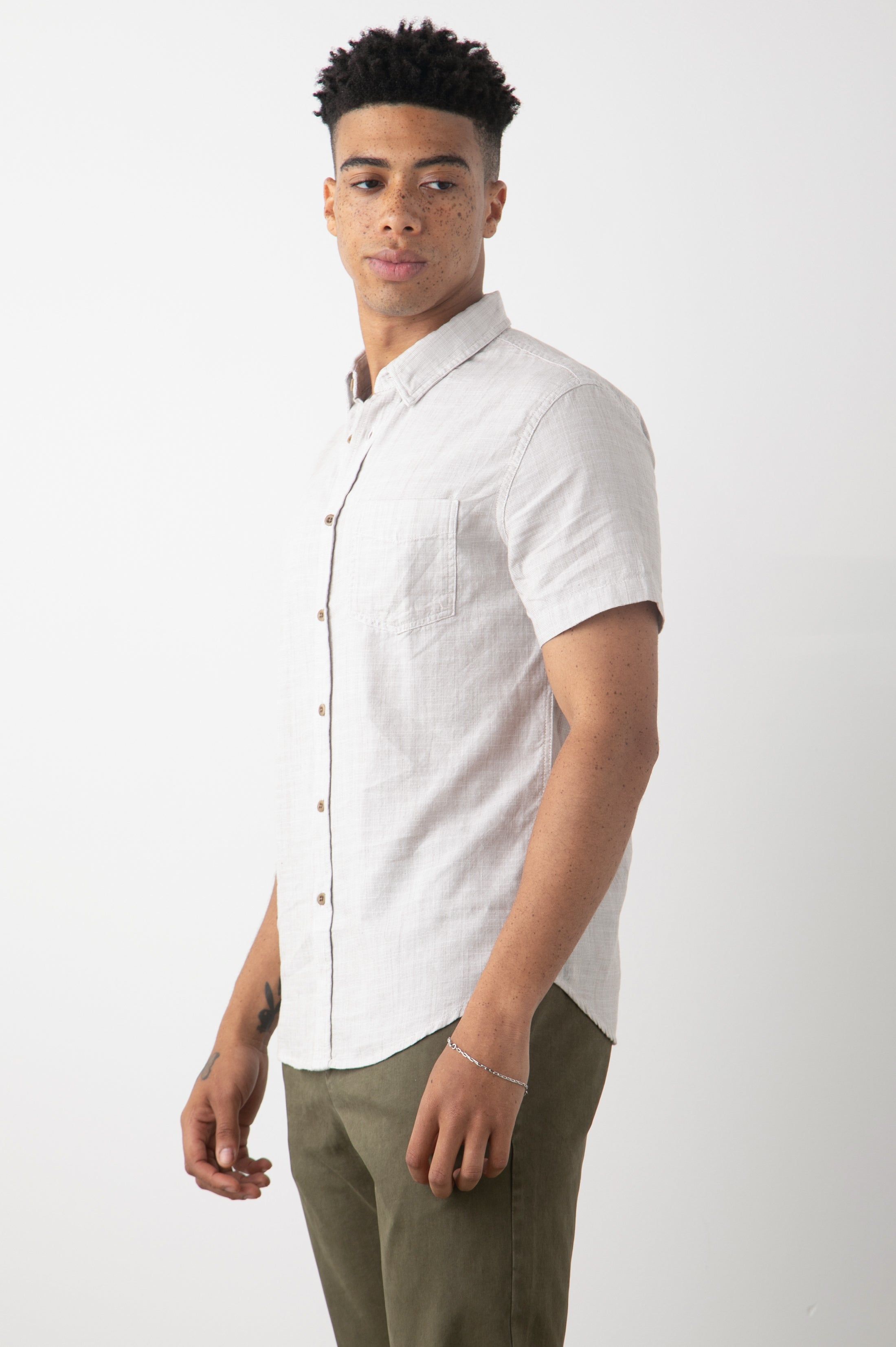 FAIRFAX SHIRT - CHINCHILLA sold by Rails product image thumbnail 4