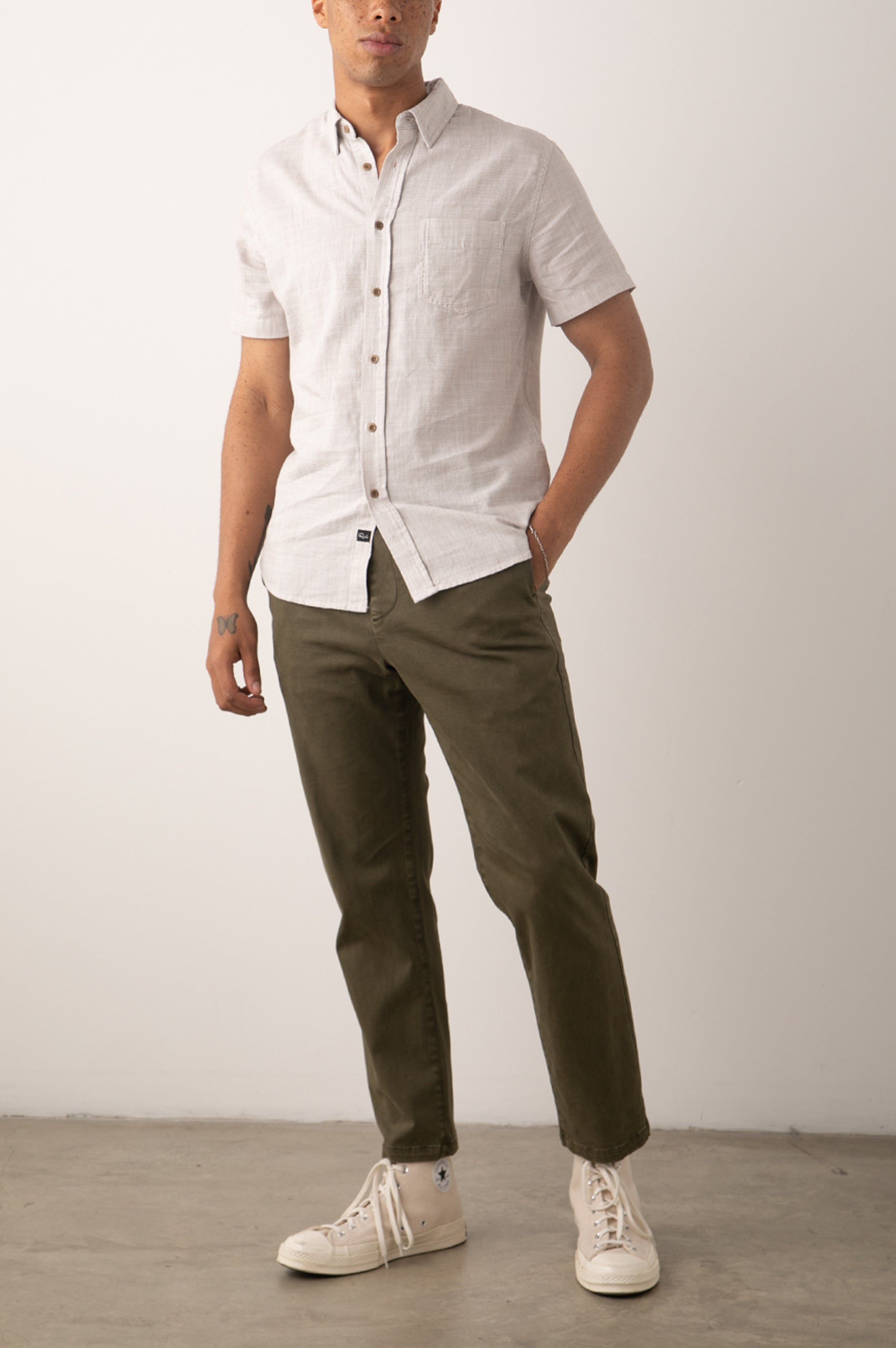 FAIRFAX SHIRT - CHINCHILLA sold by Rails product image thumbnail 4