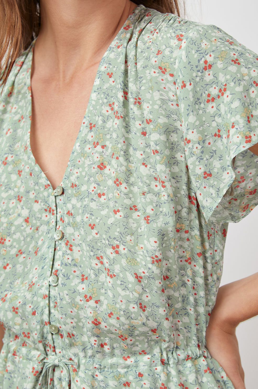 KIKI DRESS - GREEN SUMMER MEADOW sold by Rails product image thumbnail 2
