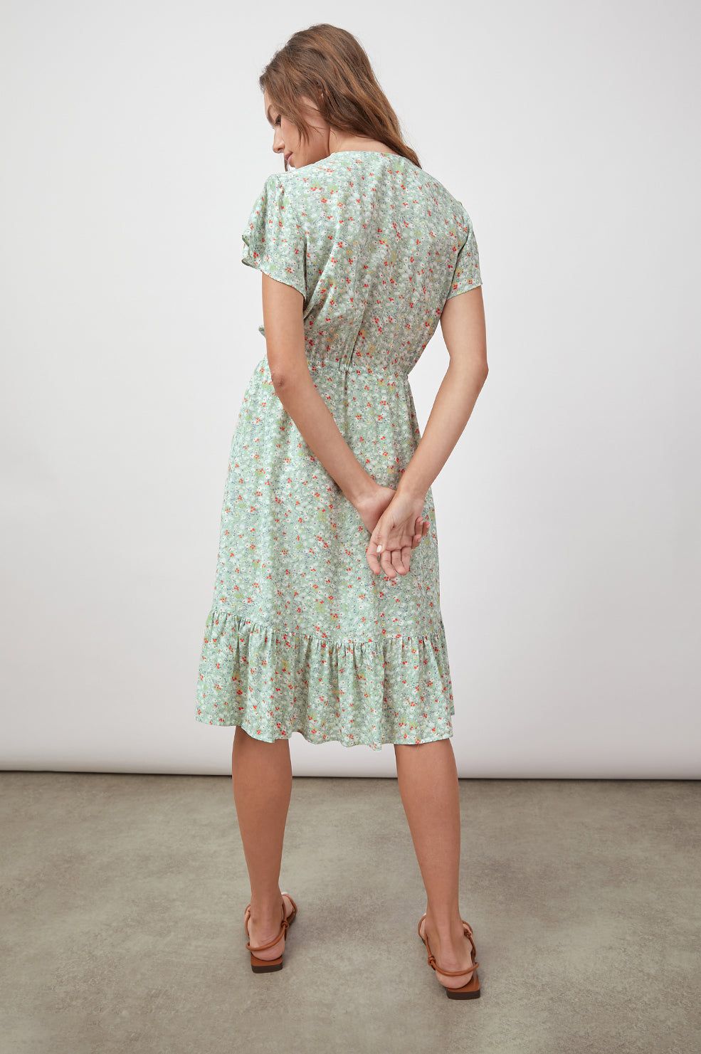 KIKI DRESS - GREEN SUMMER MEADOW sold by Rails product image thumbnail 4