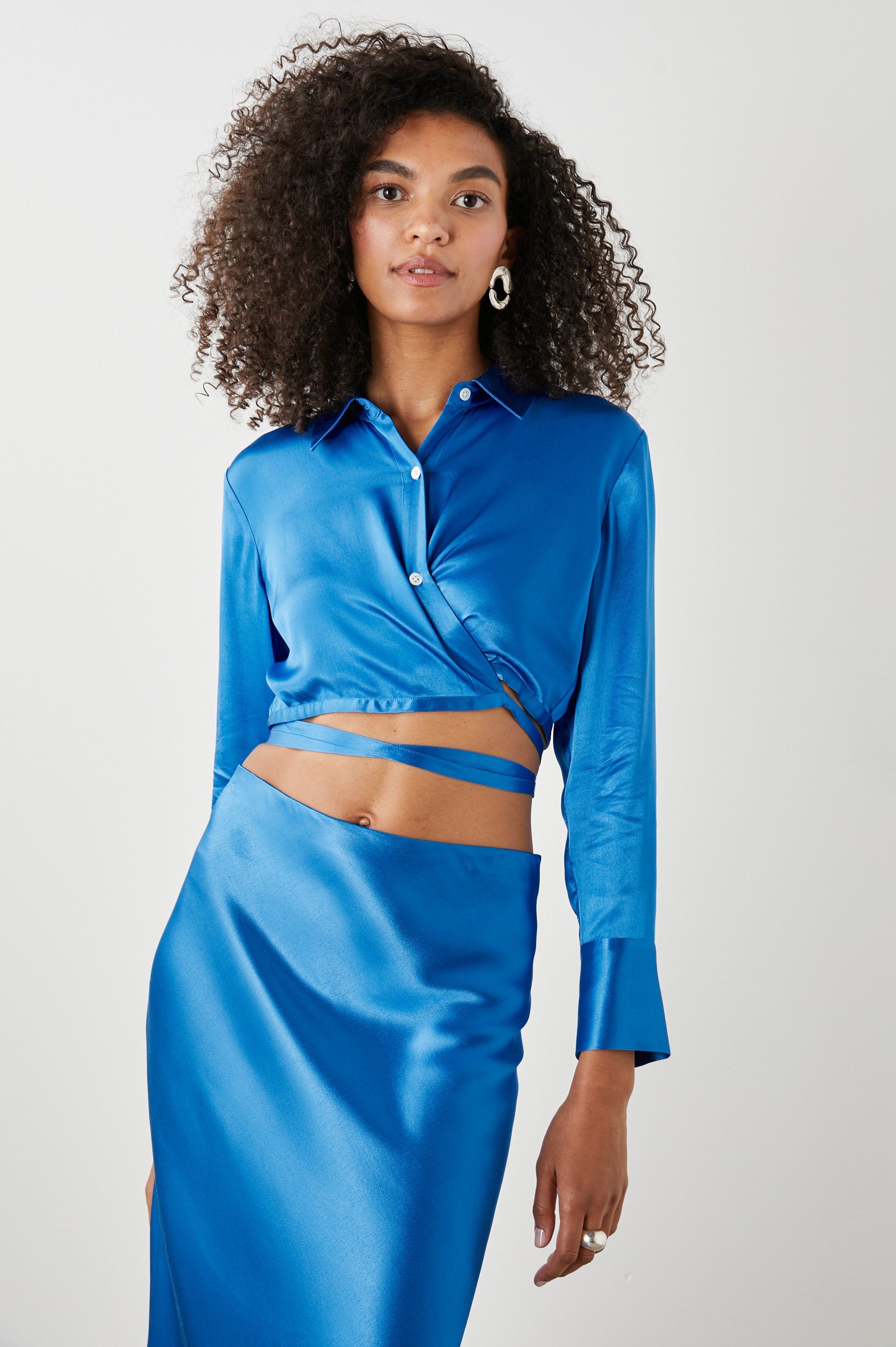 TIANA TOP - COBALT sold by Rails