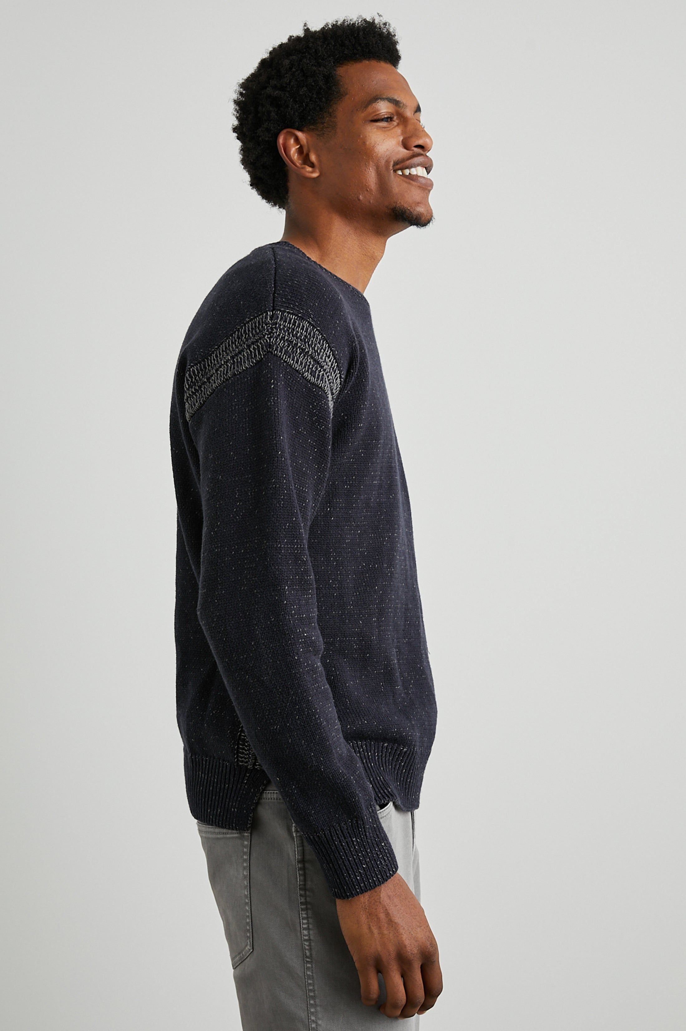BRYCE SWEATER - NAVY sold by Rails product image thumbnail 4