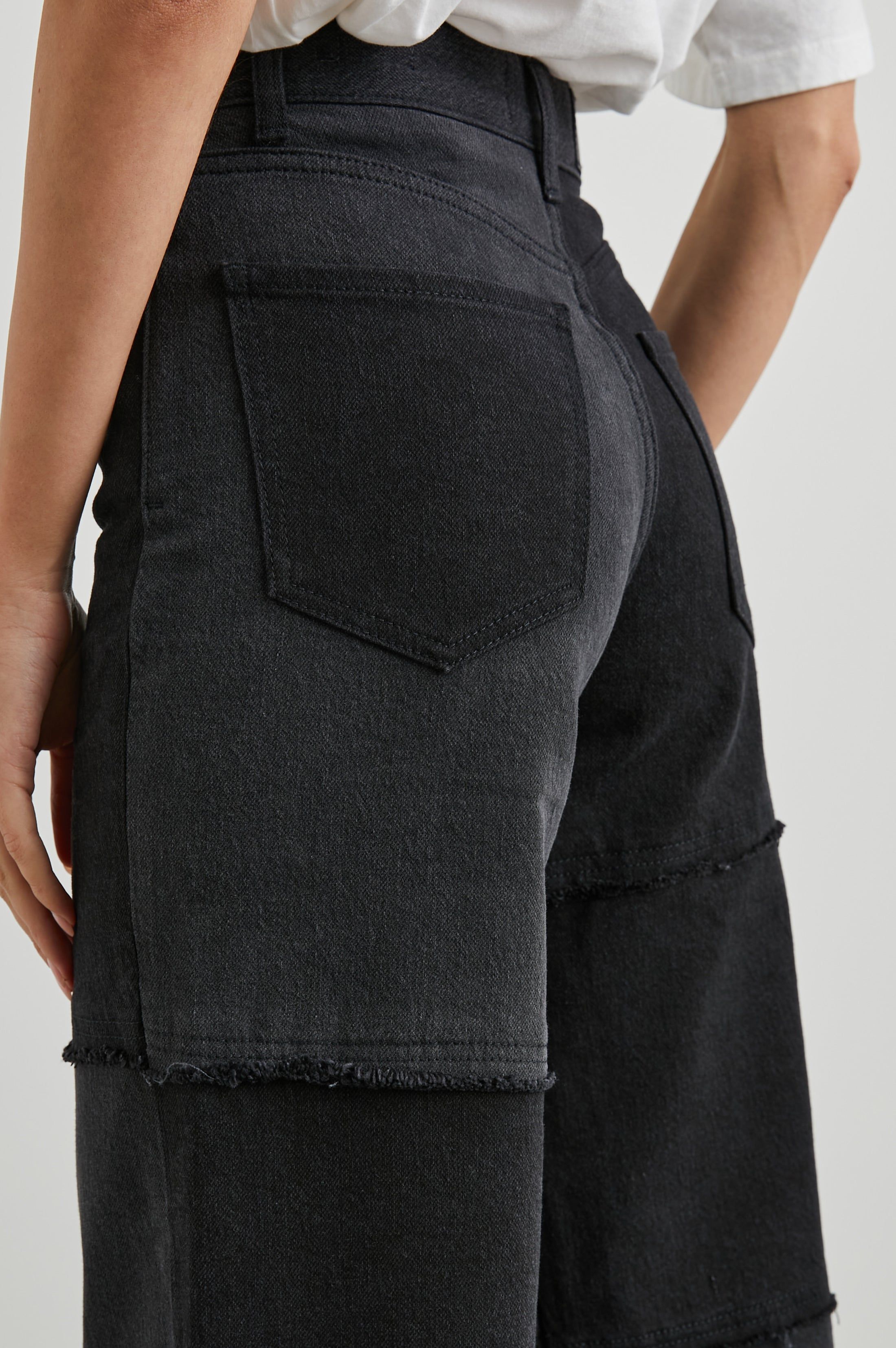 GETTY WIDE LEG - NOIR PATCHWORK sold by Rails product image thumbnail 2