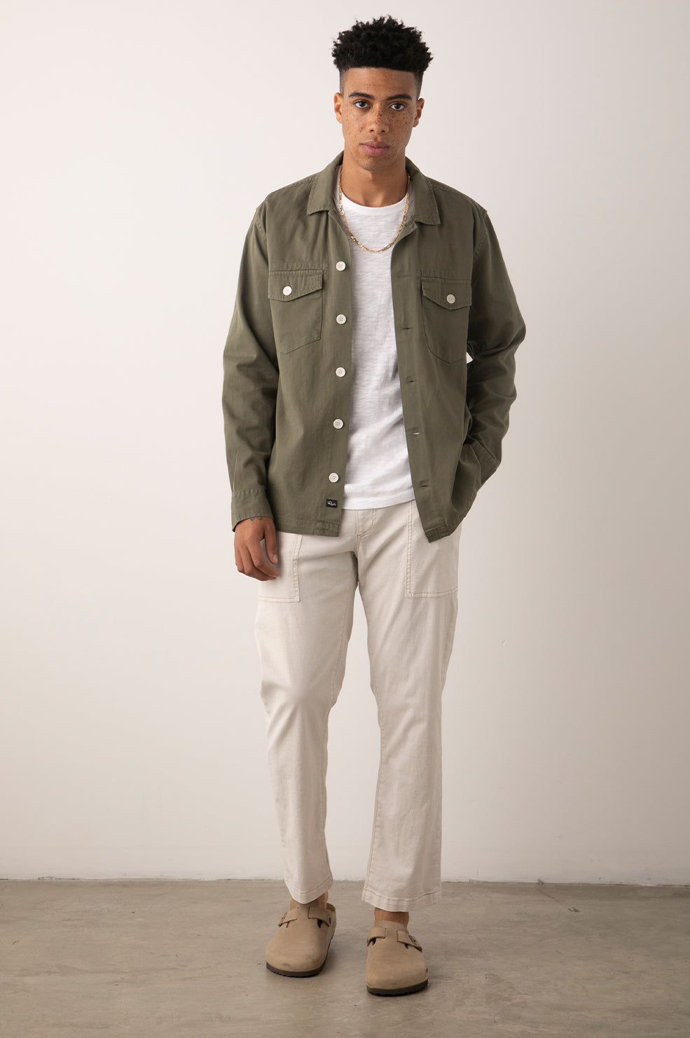 KEROUAC SHIRT JACKET - OLIVE sold by Rails product image thumbnail 3