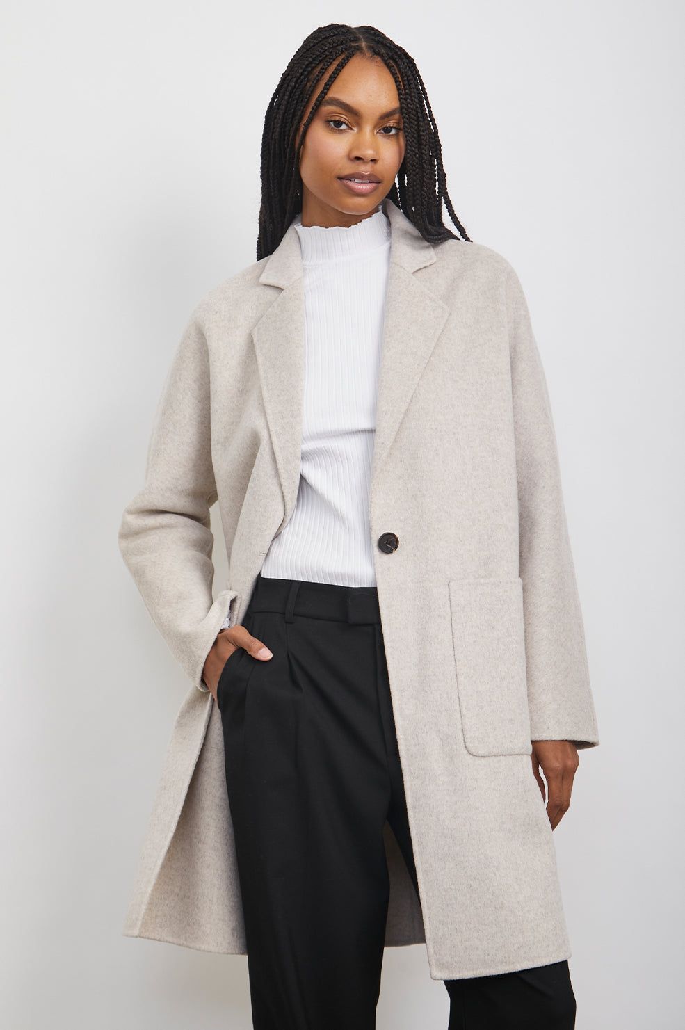 EVEREST COAT - OATMEAL sold by Rails product image thumbnail 3