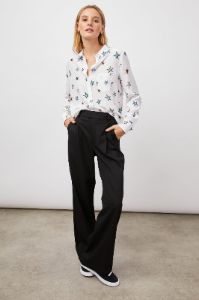 KATE SHIRT - IVORY COSMIC STARS sold by Rails