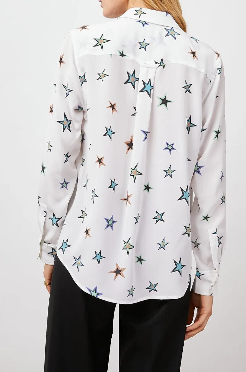 KATE SHIRT - IVORY COSMIC STARS sold by Rails product image thumbnail 5
