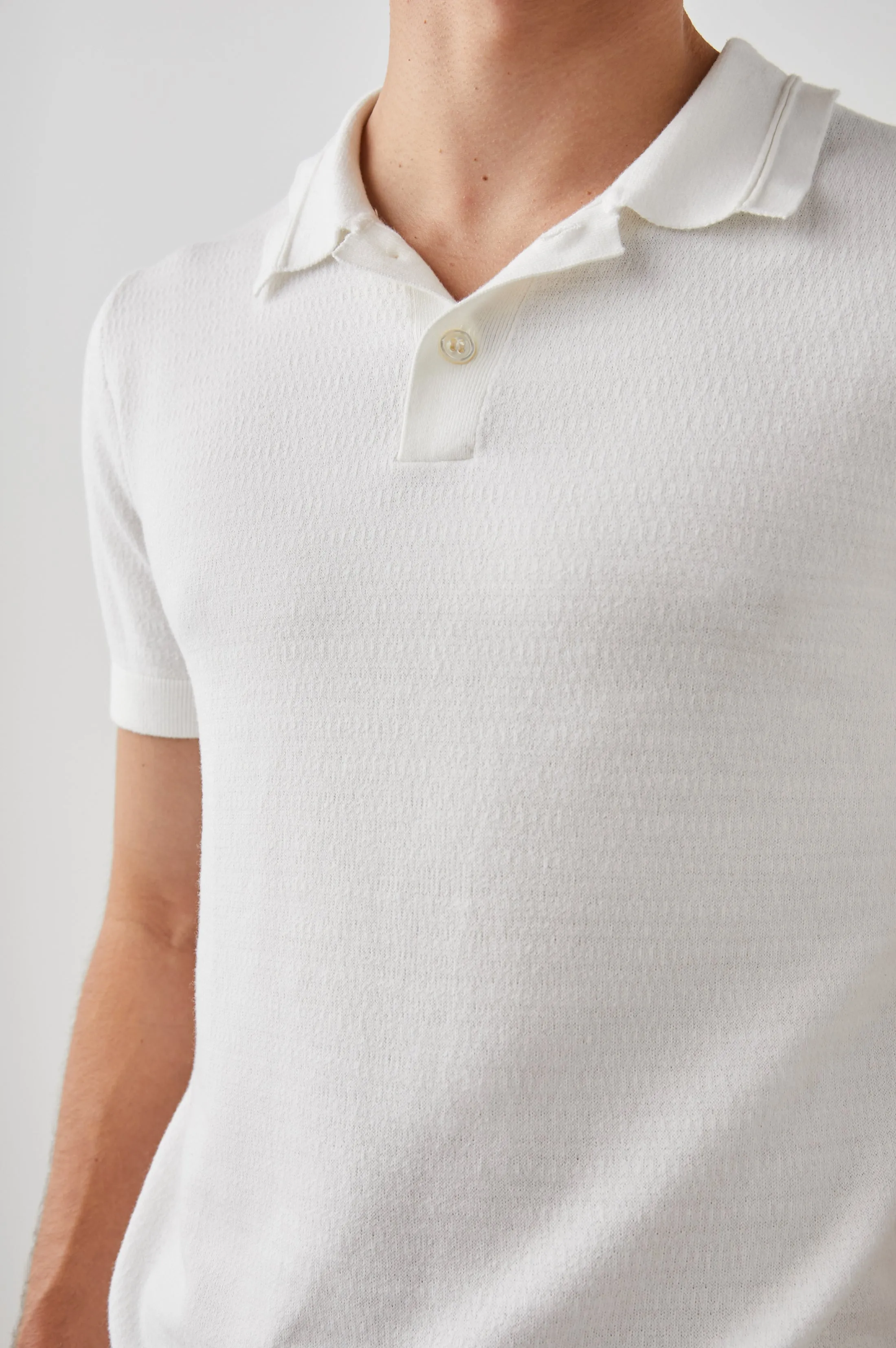 SHOREDITCH POLO SHIRT - WHITE sold by Rails product image thumbnail 2