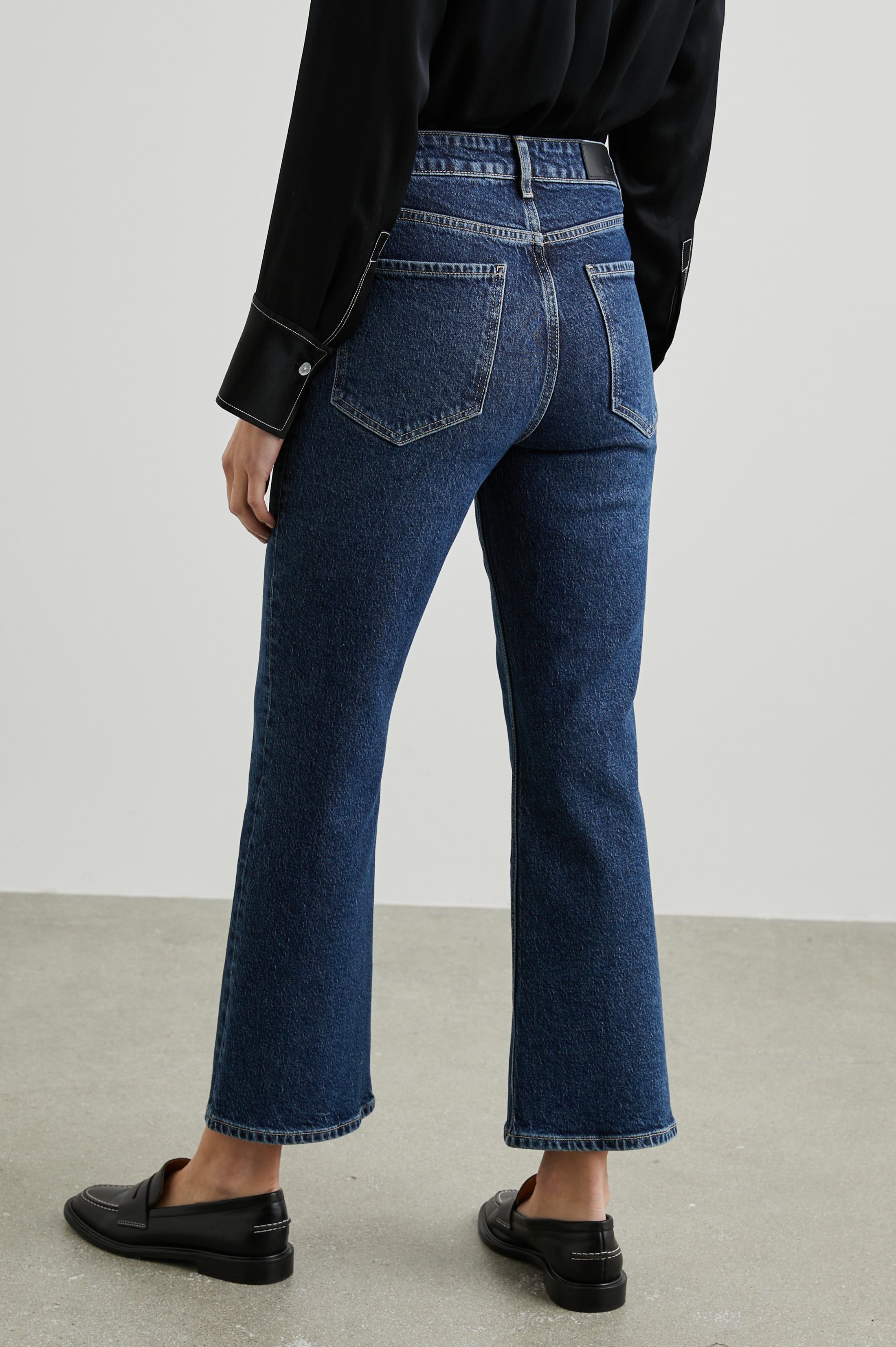 SUNSET CROP SLIM BOOT - COLLEGIATE BLUE sold by Rails product image thumbnail 5