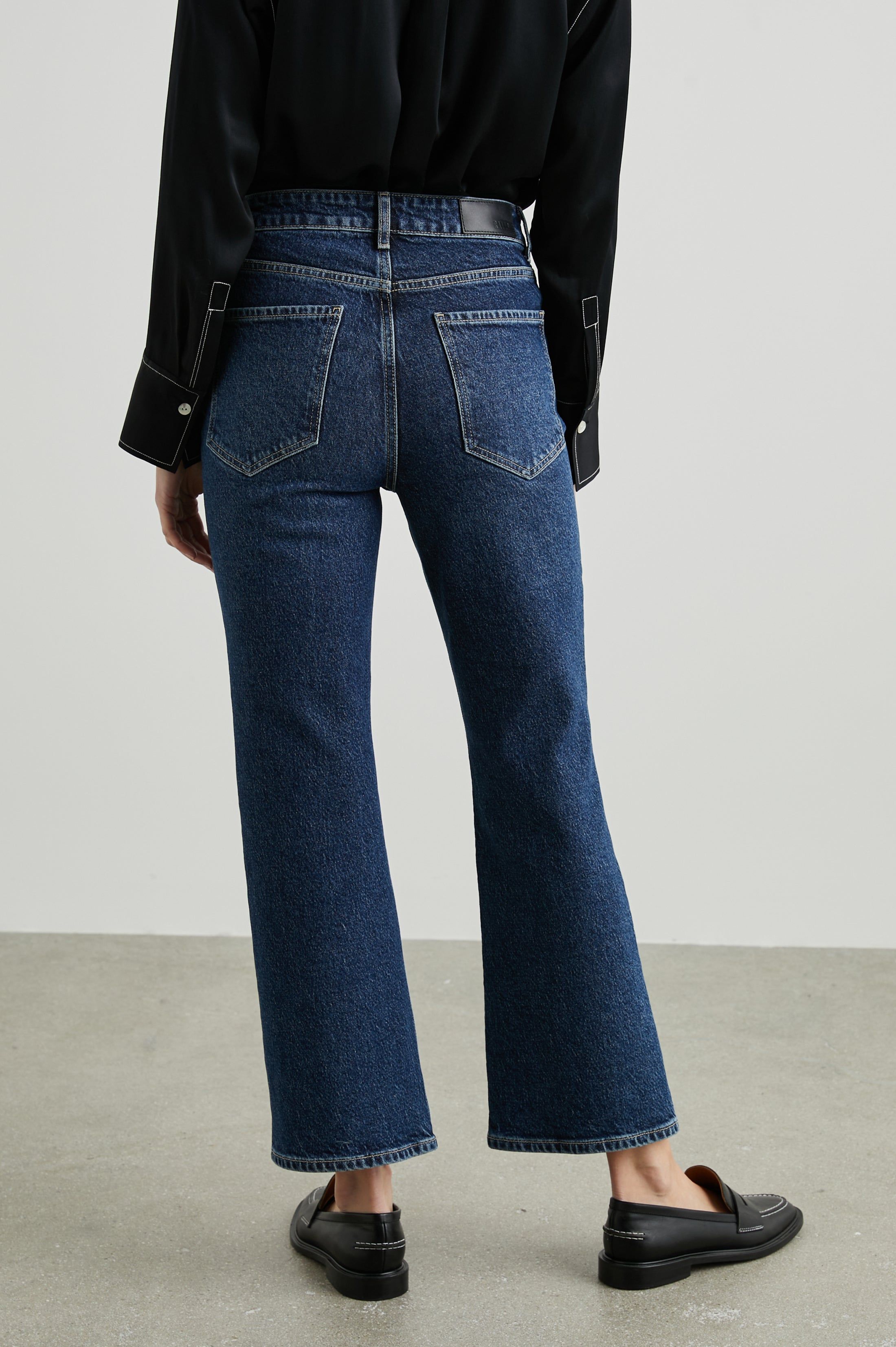 SUNSET CROP SLIM BOOT - COLLEGIATE BLUE sold by Rails product image thumbnail 4