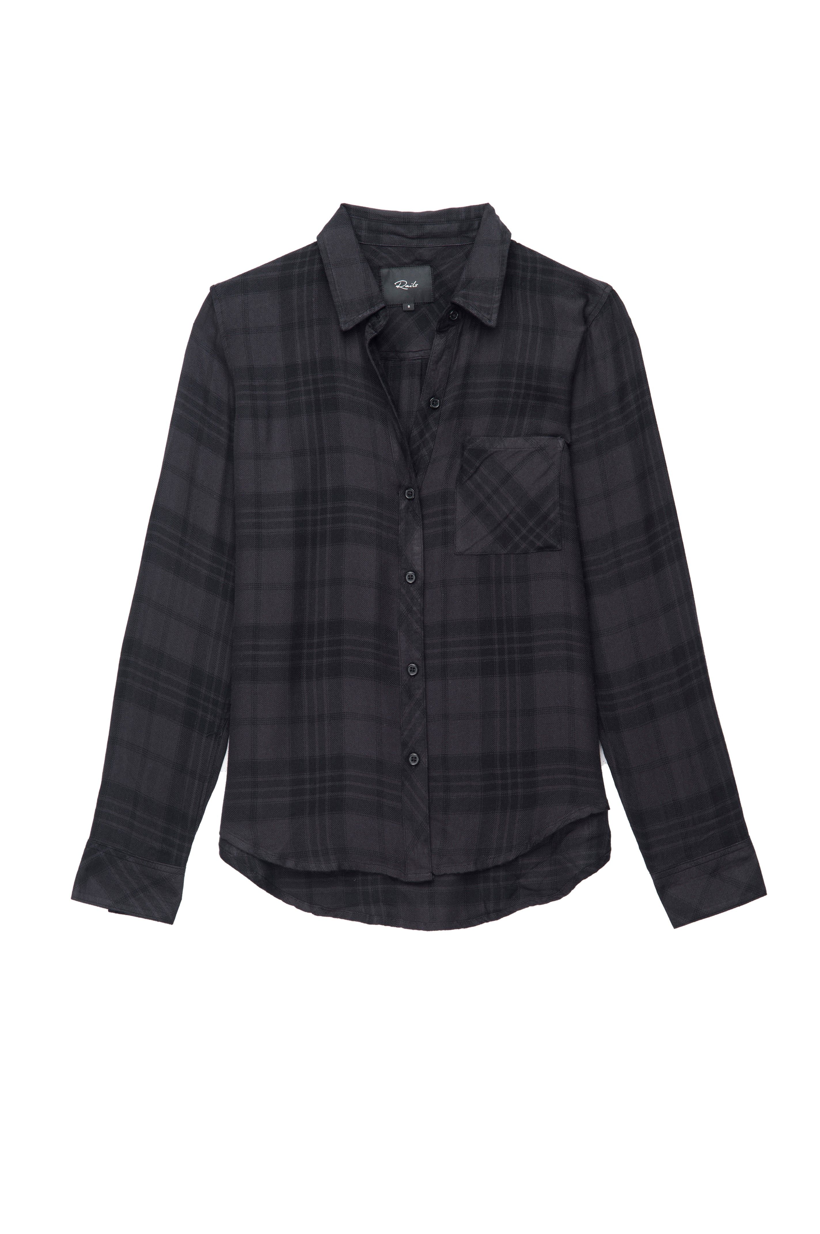 HUNTER SHIRT - ONYX JET sold by Rails product image thumbnail 4