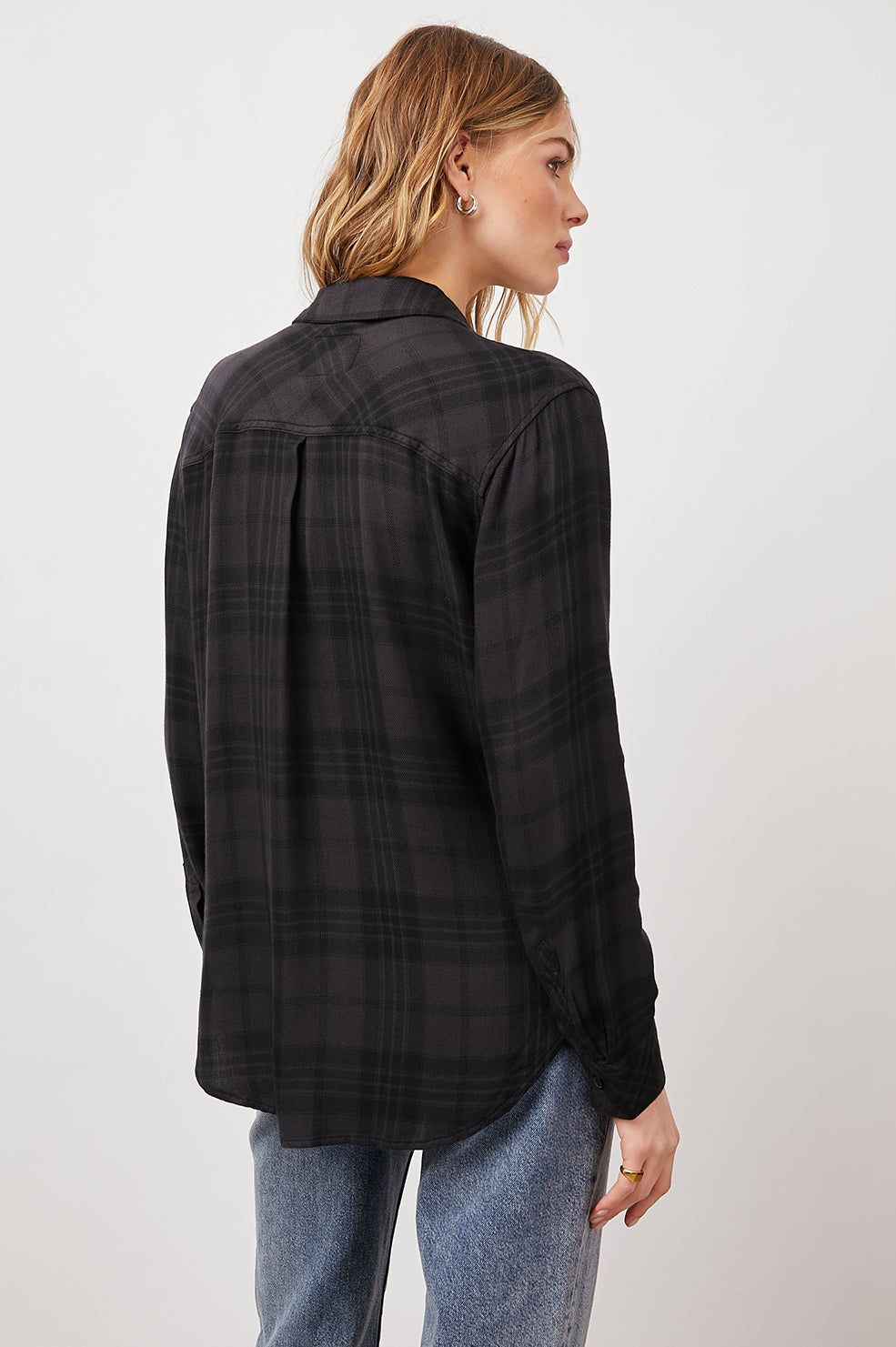 HUNTER SHIRT - ONYX JET sold by Rails product image thumbnail 5