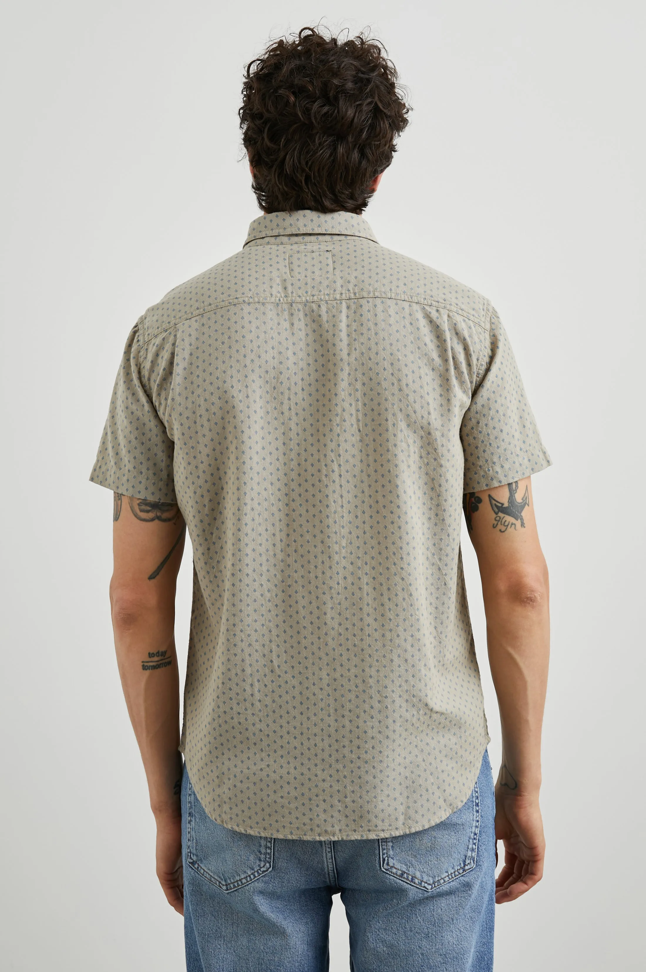 FAIRFAX SHIRT - POLYGON MICRO QUINOA sold by Rails product image thumbnail 5