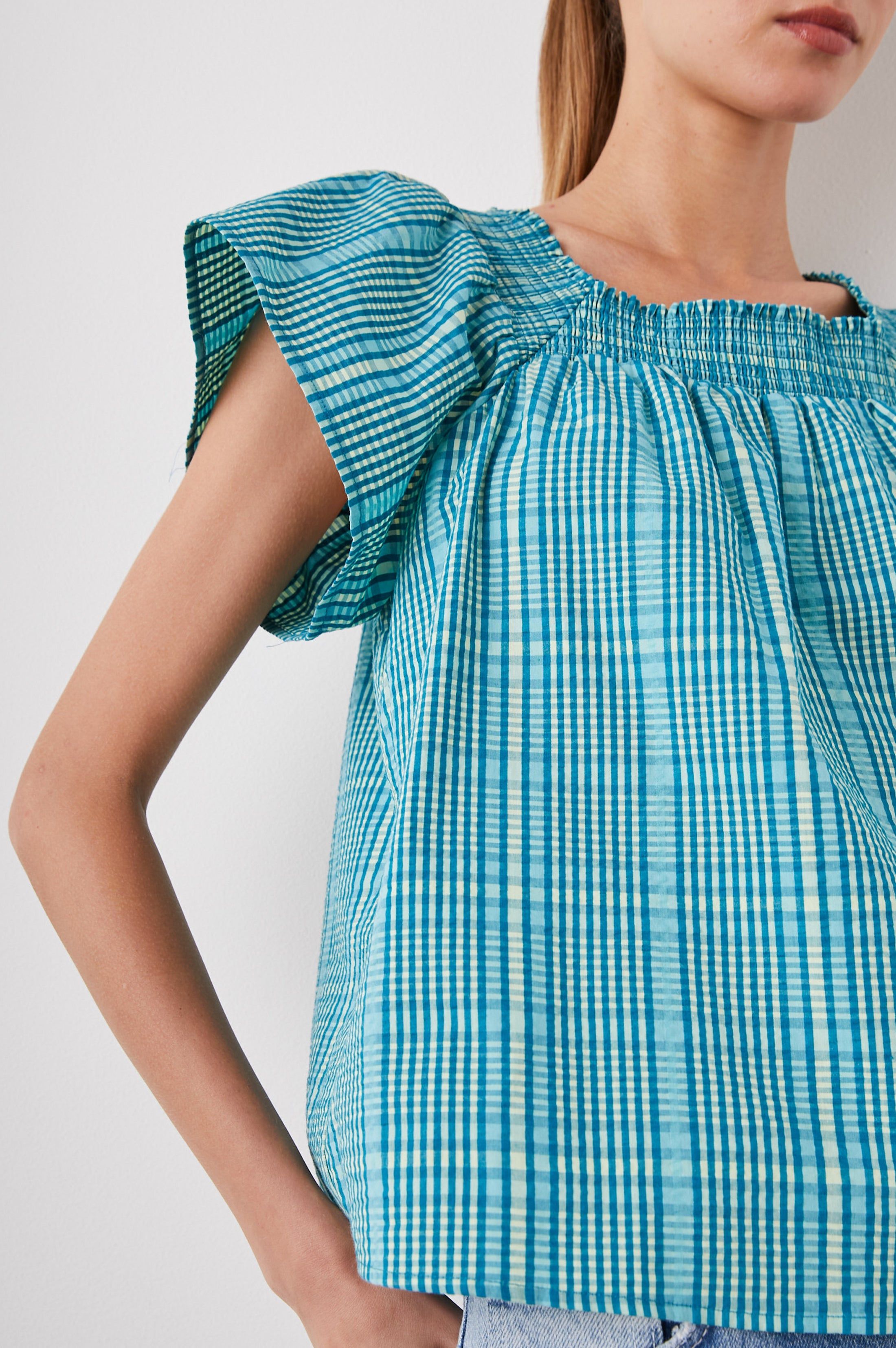 SONORA TOP - AUGUSTA MINI CHECK sold by Rails product image thumbnail 2