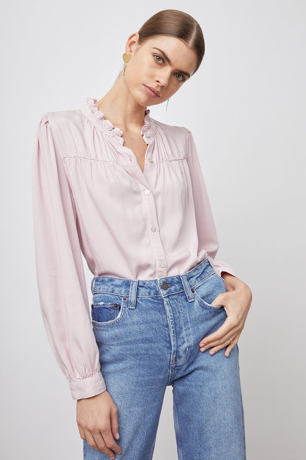 CAMILLE TOP - DUSTY ROSE sold by Rails product image thumbnail 3