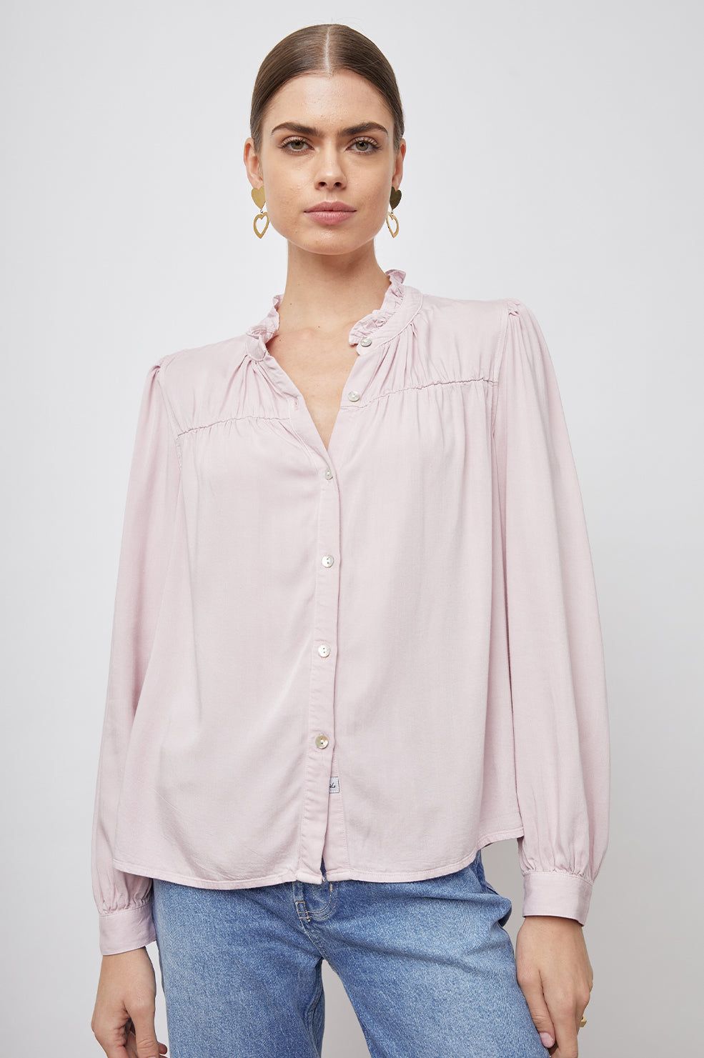 CAMILLE TOP - DUSTY ROSE sold by Rails