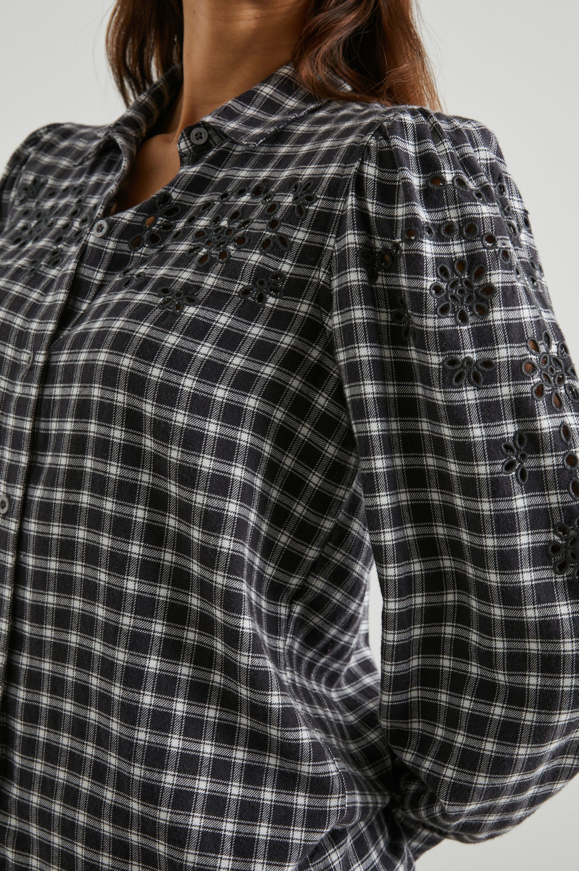 DIXIE SHIRT - SABLE IVORY sold by Rails product image thumbnail 2