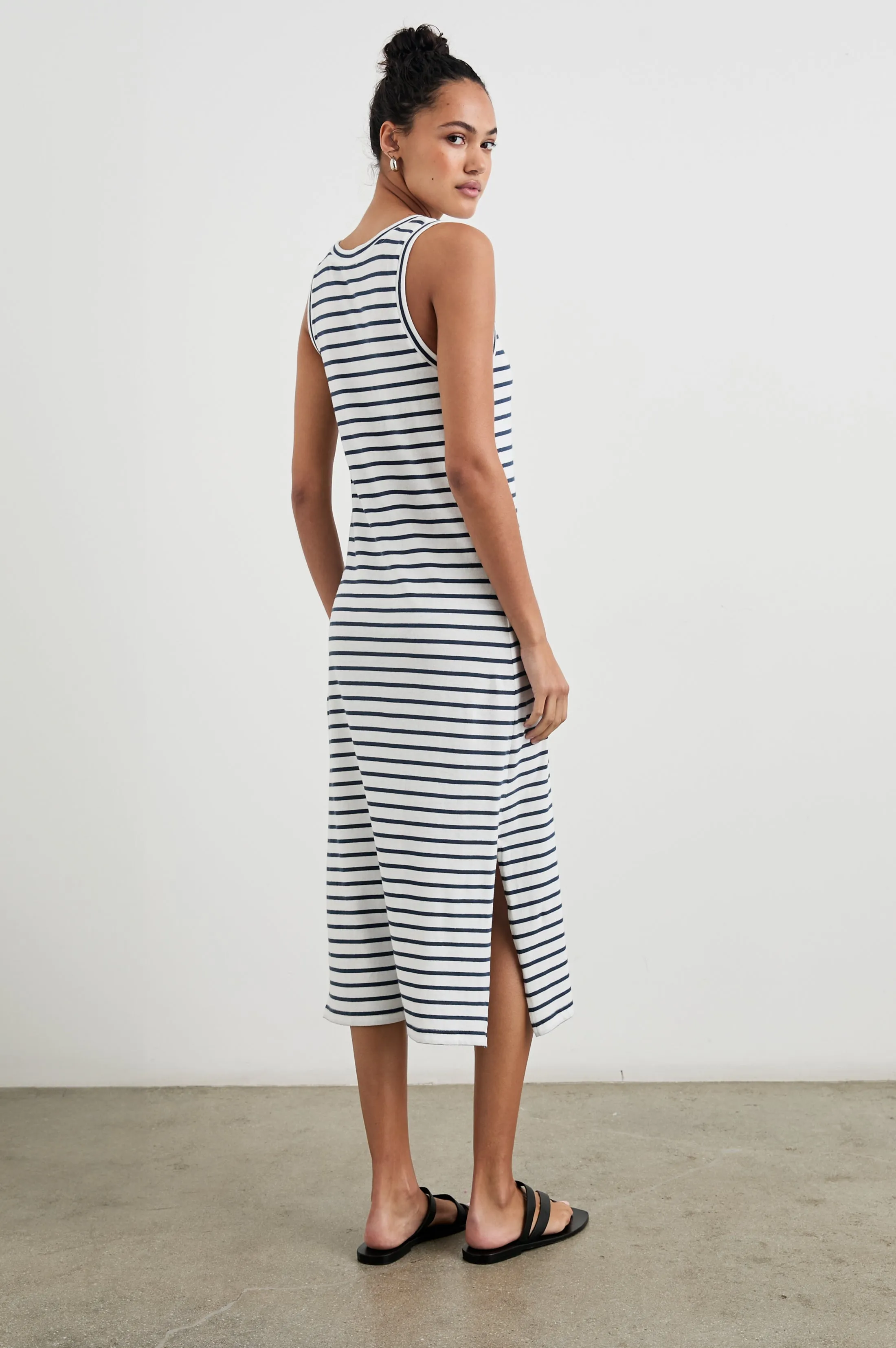 THE TANK DRESS - SAILOR STRIPE NAVY sold by Rails product image thumbnail 4