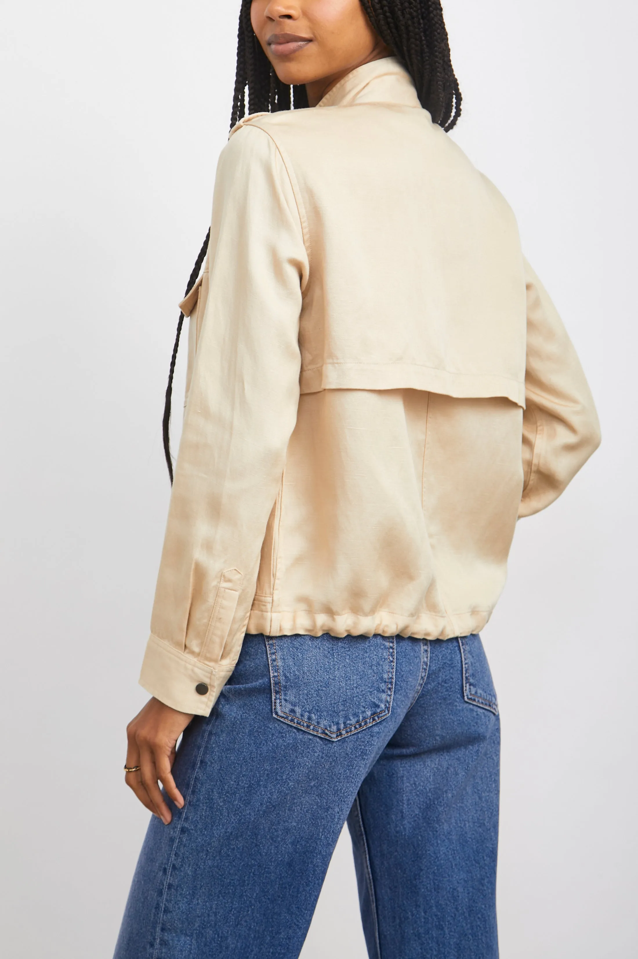 COLLINS JACKET - KHAKI TWILL sold by Rails product image thumbnail 5