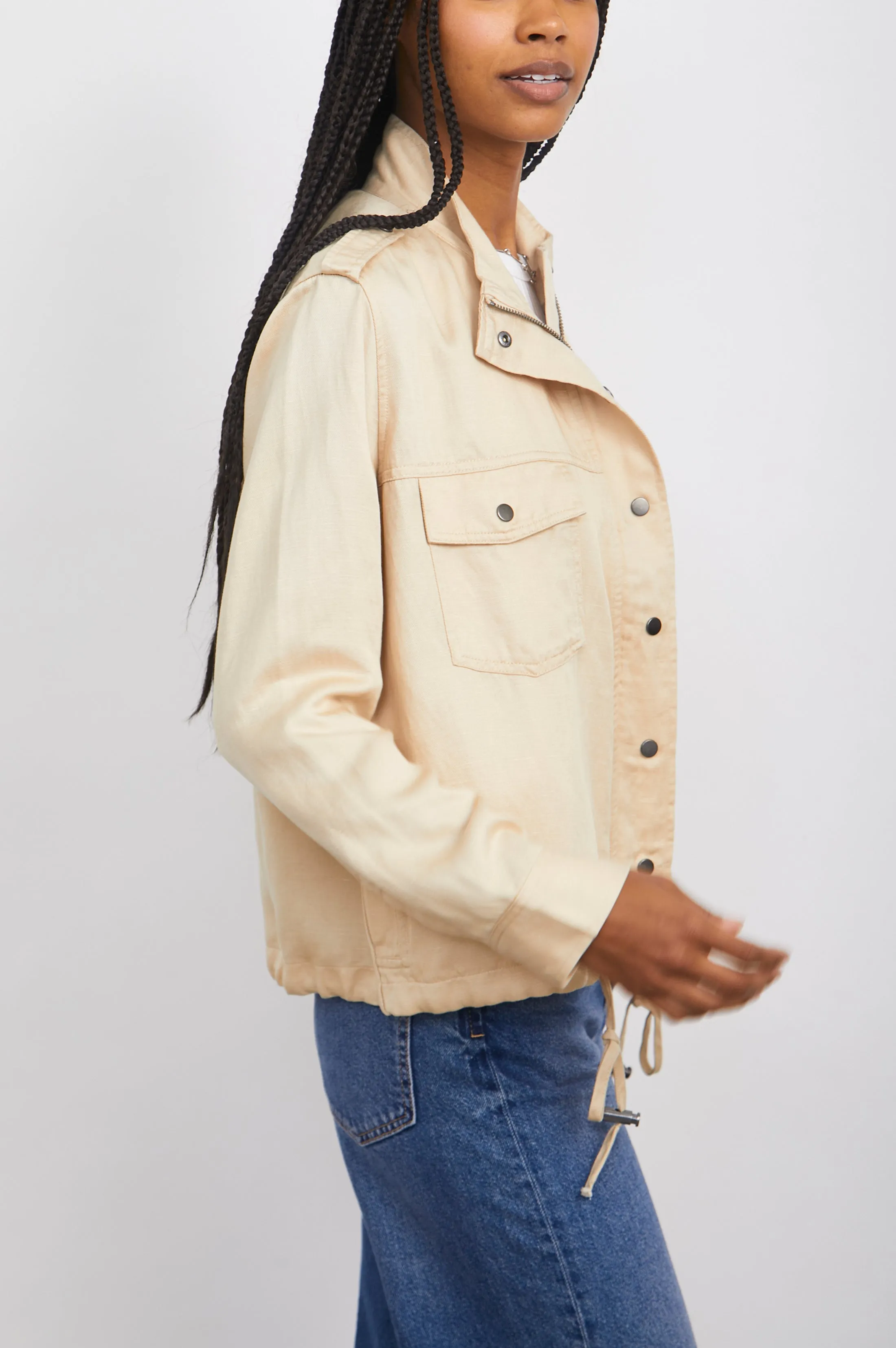 COLLINS JACKET - KHAKI TWILL sold by Rails product image thumbnail 4