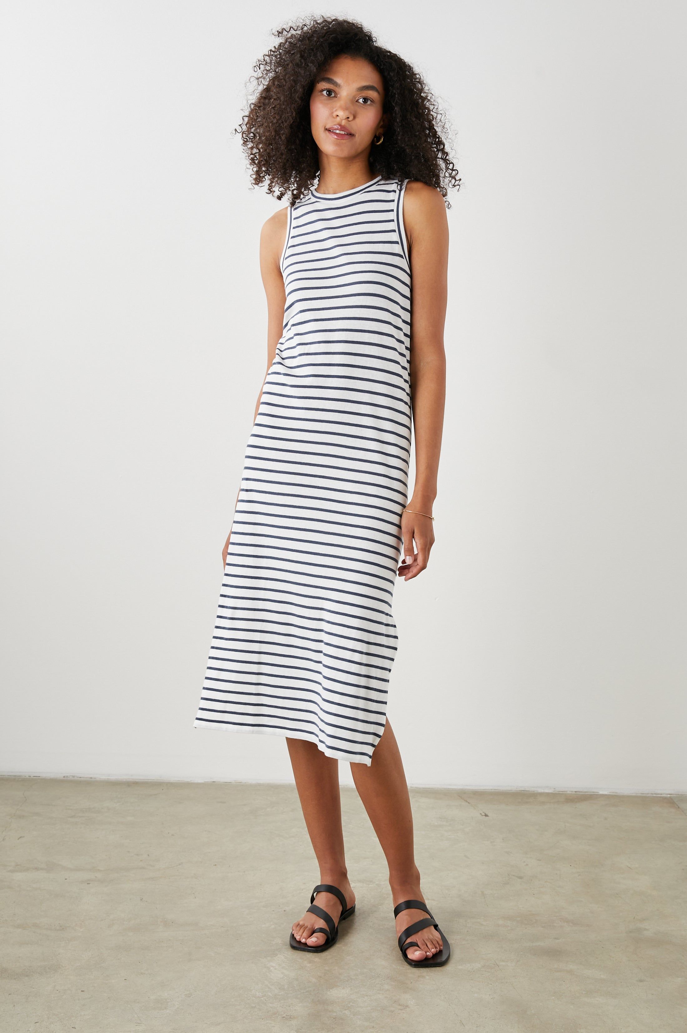 THE TANK DRESS - SAILOR STRIPE NAVY sold by Rails