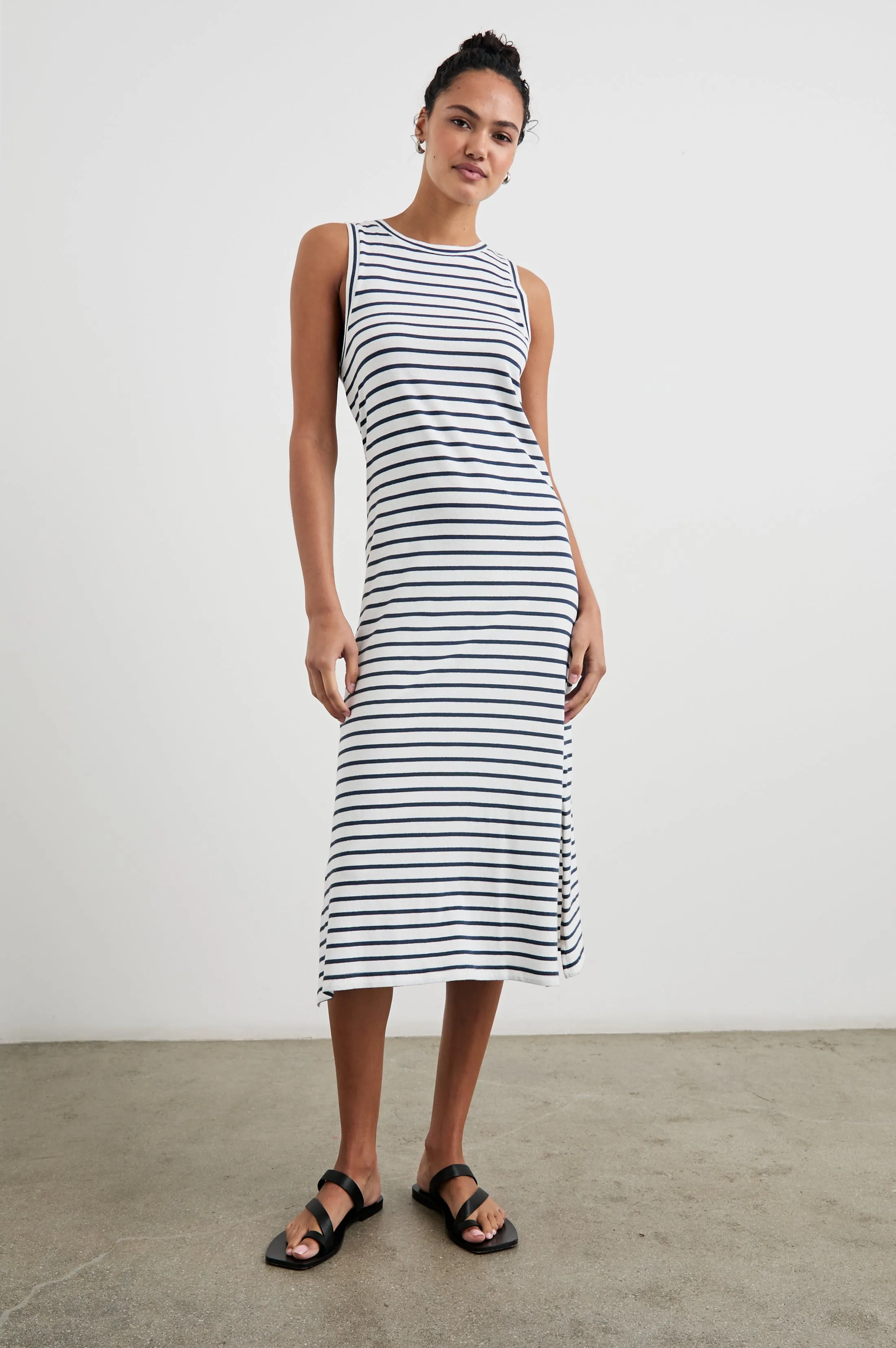 THE TANK DRESS - SAILOR STRIPE NAVY sold by Rails