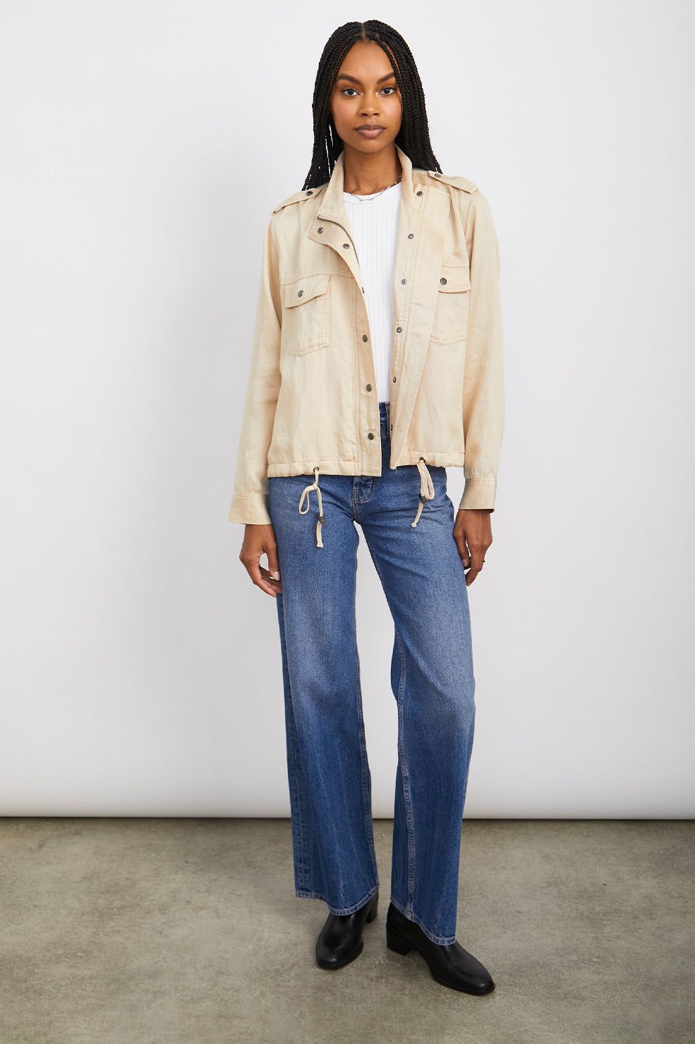 COLLINS JACKET - KHAKI TWILL sold by Rails product image thumbnail 3