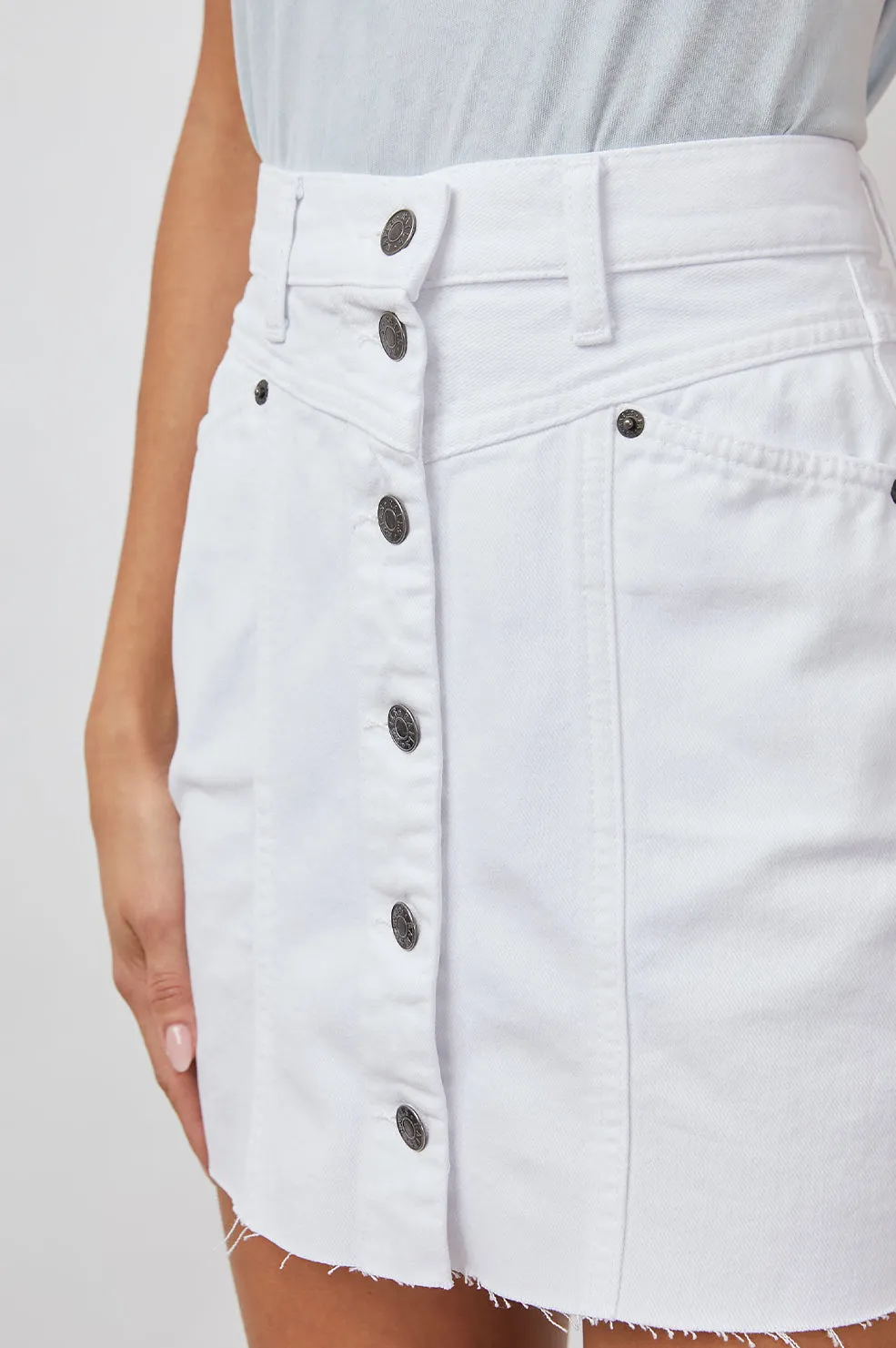 CANYON SKIRT - SALT WHITE sold by Rails product image thumbnail 3