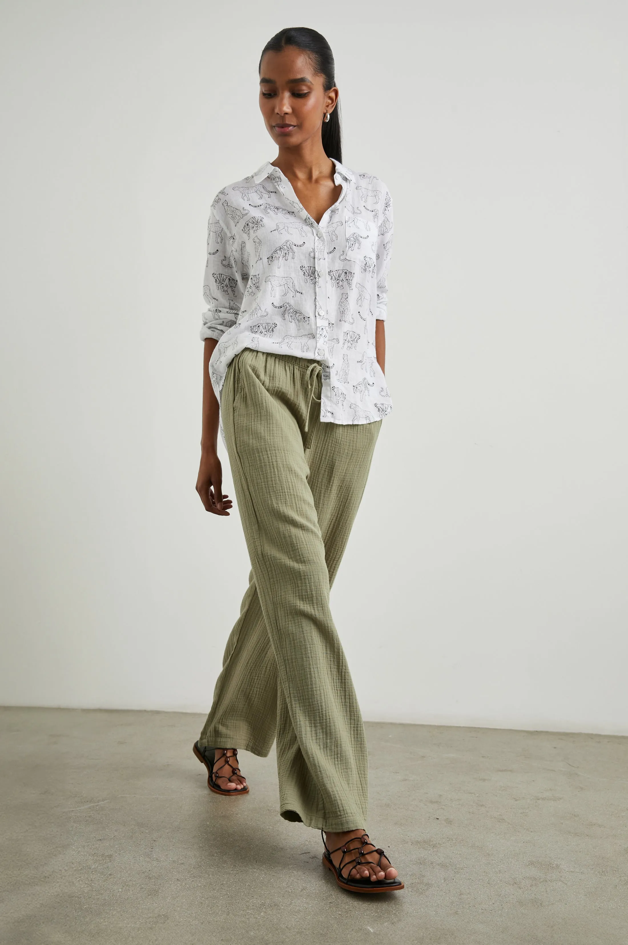 EMMIE PANT - GAUZE MERMAID sold by Rails product image thumbnail 4