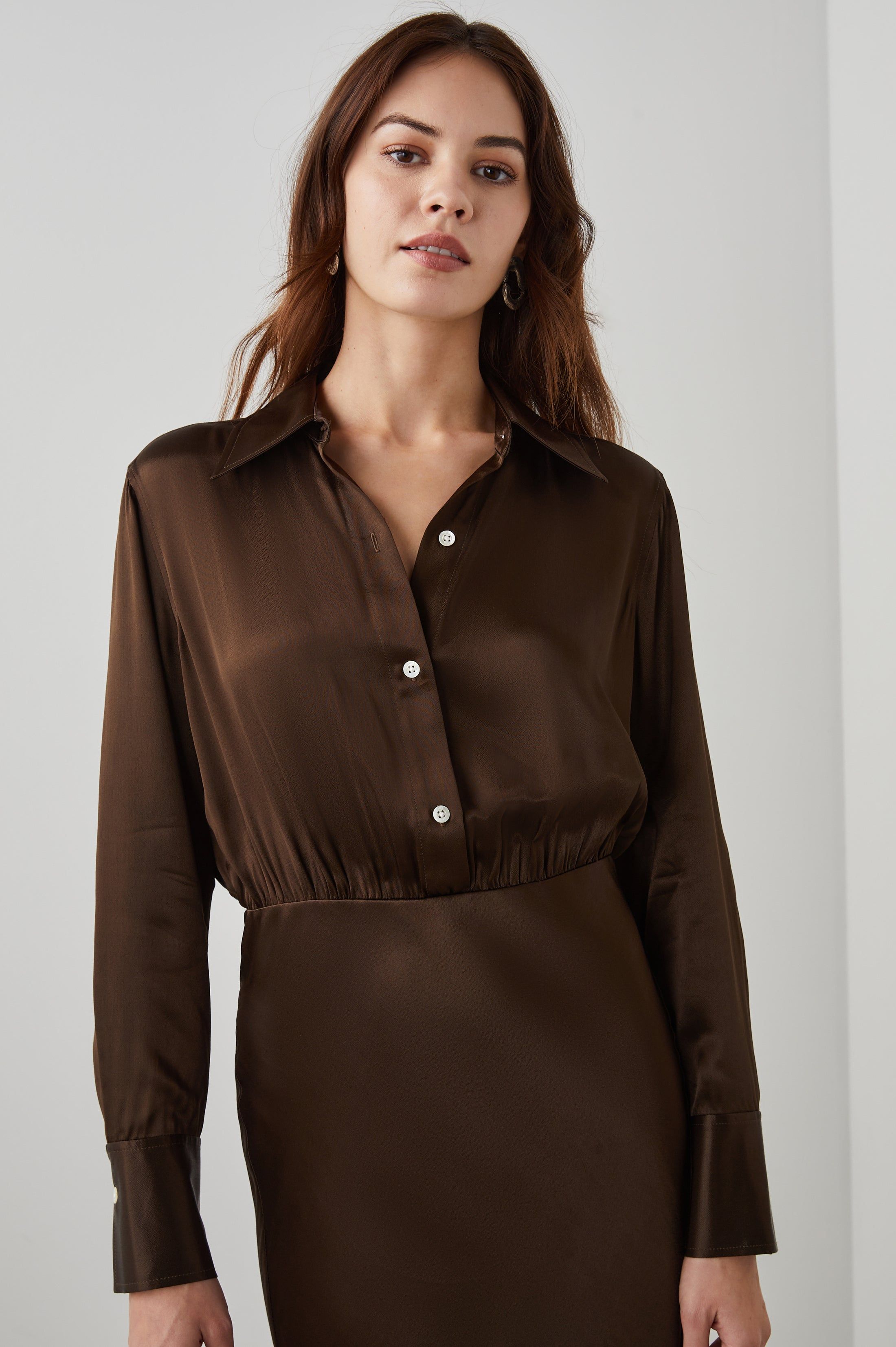 KATHLEEN DRESS - DARK MOSS sold by Rails product image thumbnail 2