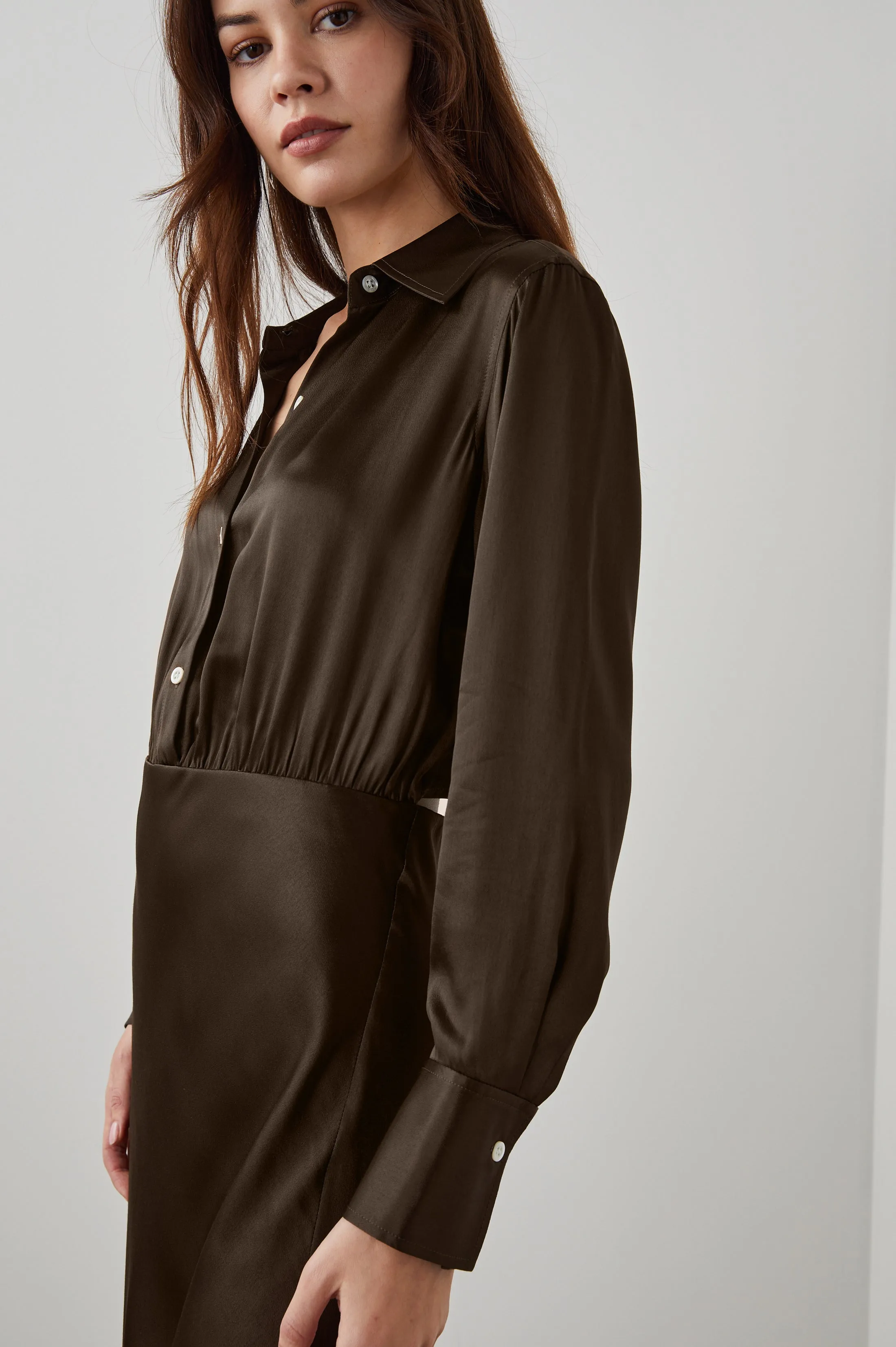 KATHLEEN DRESS - DARK MOSS sold by Rails product image thumbnail 4