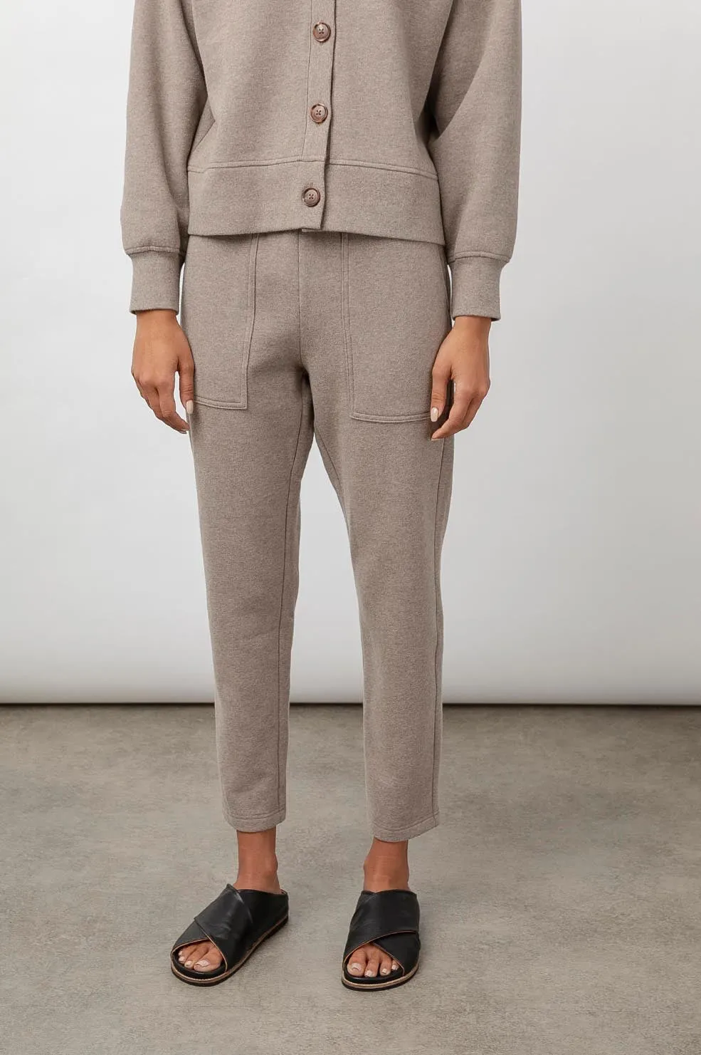 EDNA SWEATPANT - LATTE HEATHER sold by Rails